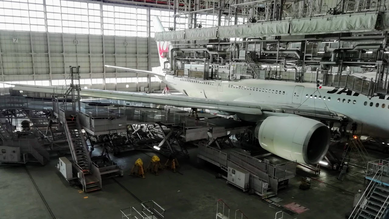 日本航空(JAL)工場見学ツアー 格納庫