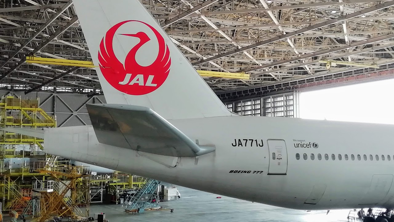 日本航空(JAL)工場見学ツアー 格納庫