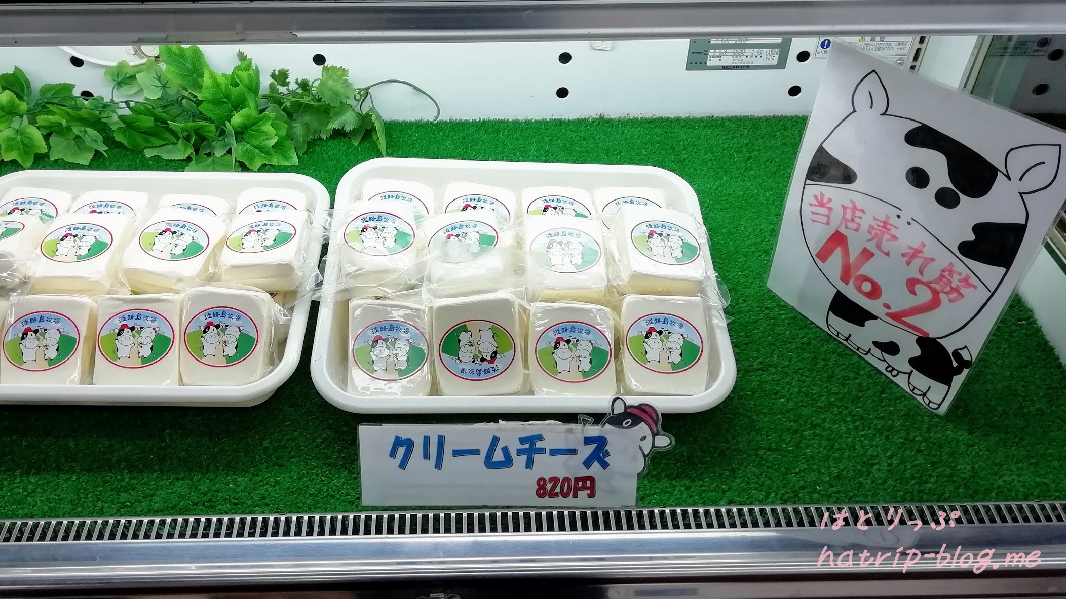 兵庫県南あわじ市 淡路島牧場 チーズショップ クリームチーズ