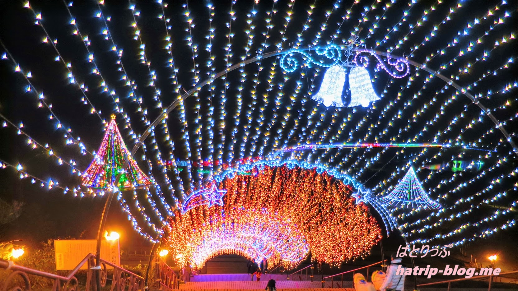 宮ケ瀬ダム クリスマス イルミネーション 光のトンネル