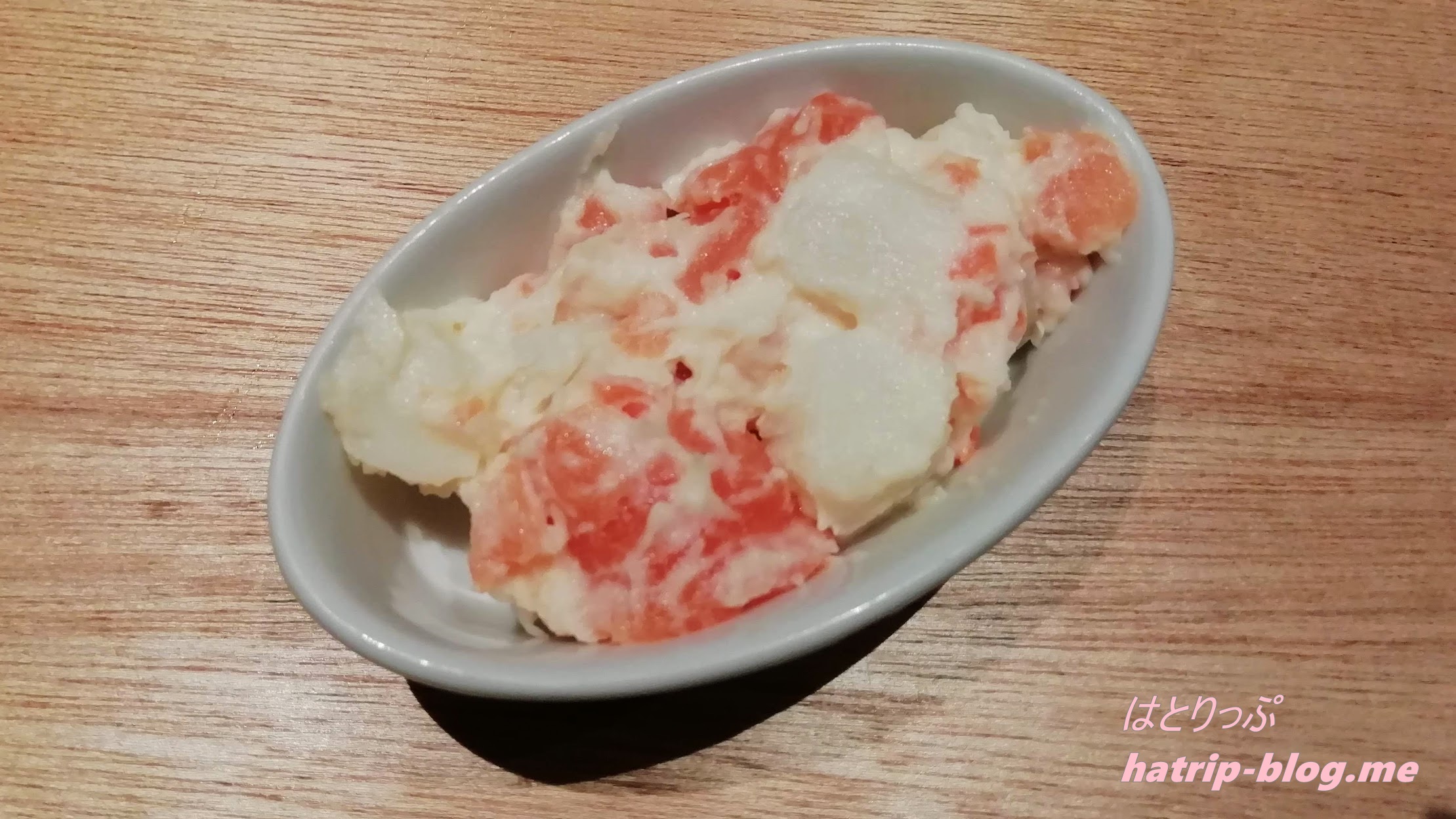東京都中央区 神田 SETOUCHI 檸檬食堂 スモークサーモンのポテトサラダ