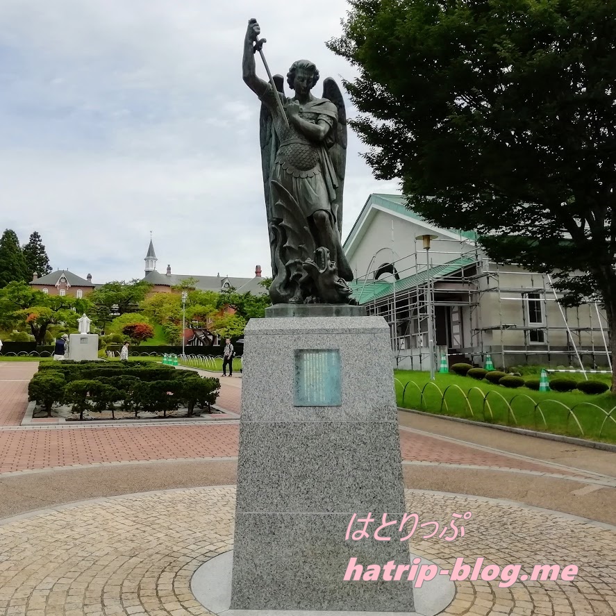北海道函館市 トラピスチヌ修道院 大天使ミカエルの像