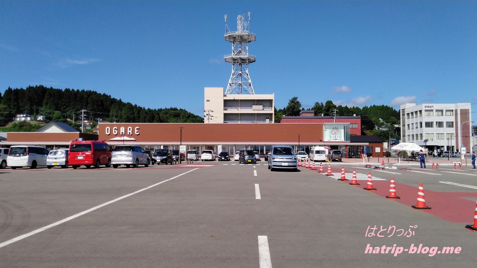 秋田県男鹿市 道の駅おが オガーレ 駐車場