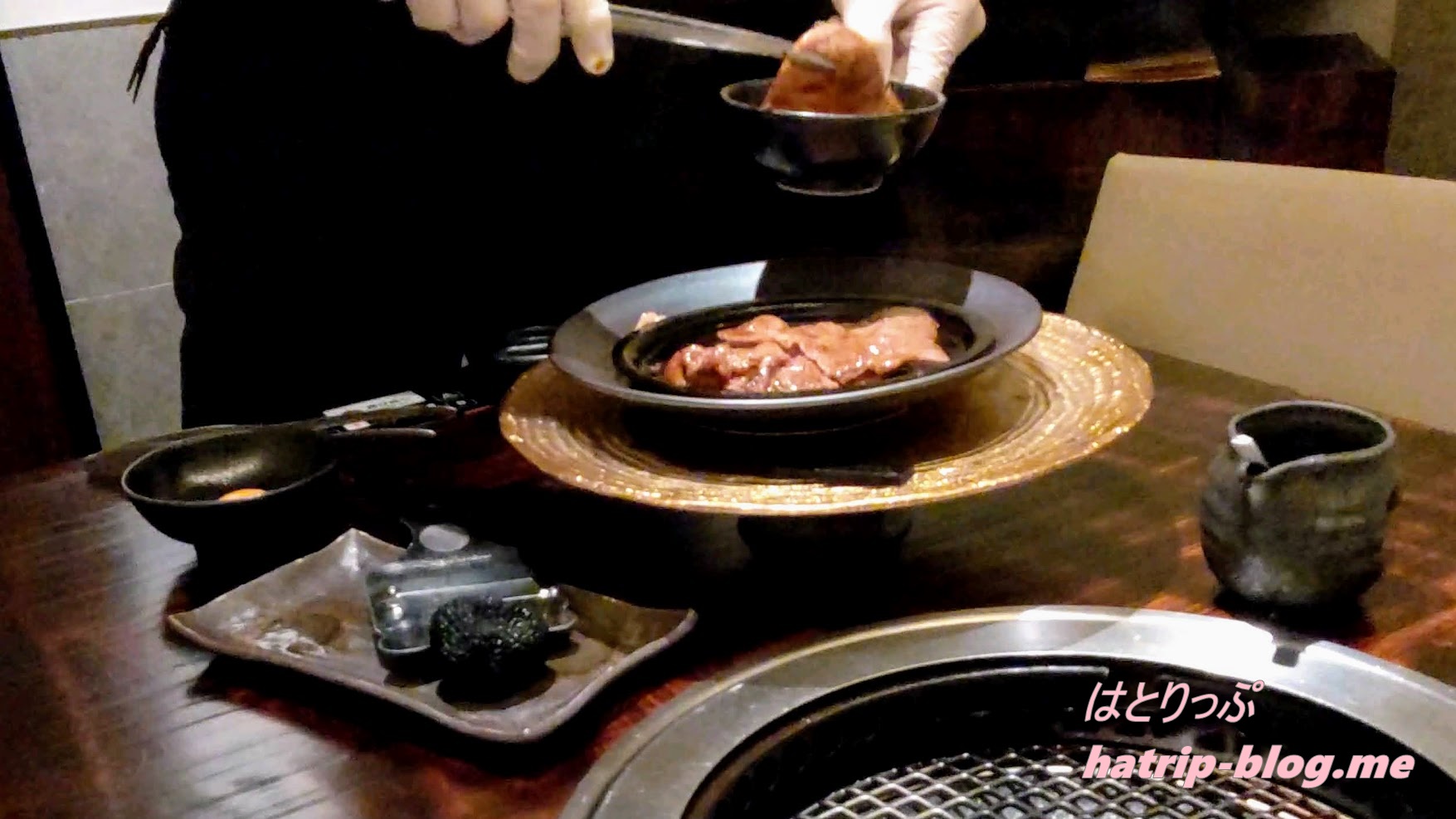 東京都中央区 焼肉 excellent エクセレント 銀座店 竹コース 銘柄牛ミスジのすき焼き 黒トリュフと共に