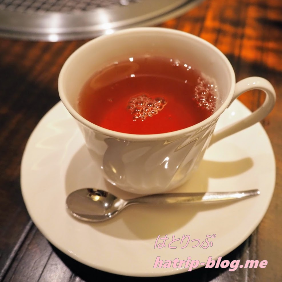 東京都中央区 焼肉 excellent エクセレント 銀座店 竹コース 紅茶
