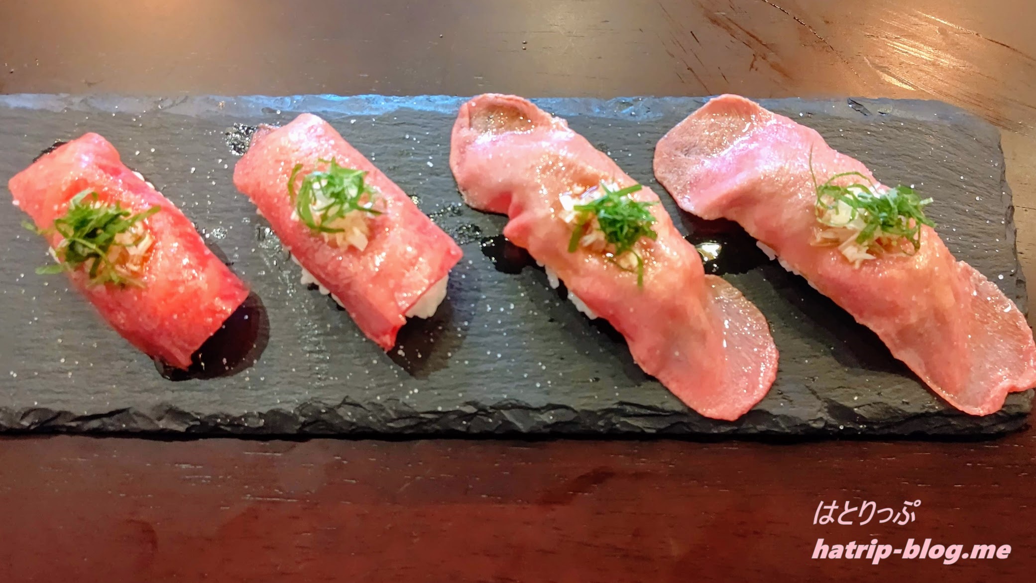 東京都文京区 牛タン＆ワインバル SHITAN’S シタンズ 上野店 肉寿司セット