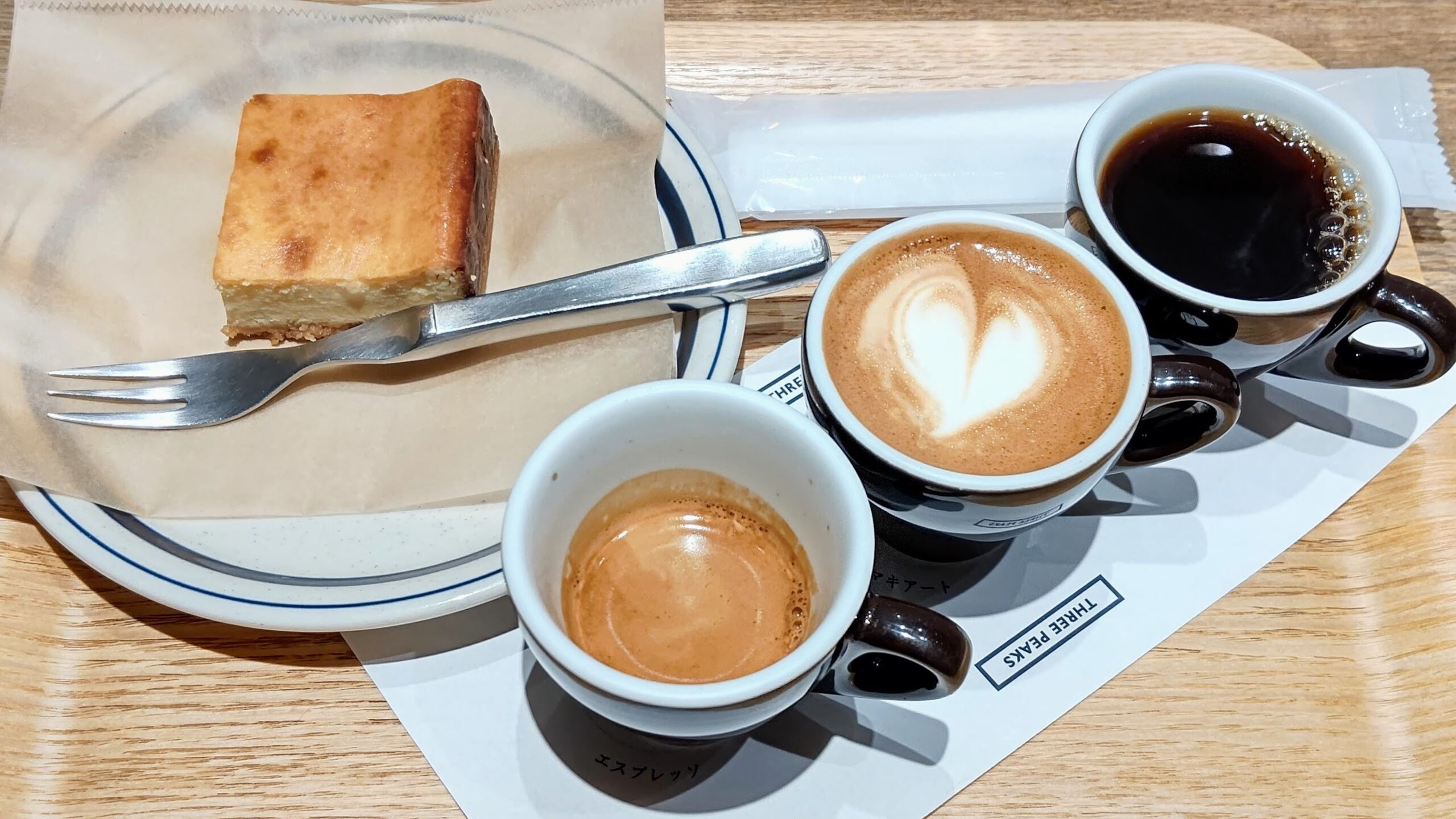 東京都豊島区 COFFEE VALLEY コーヒーバレー 3PEAKS スリーピークス 飲み比べ
