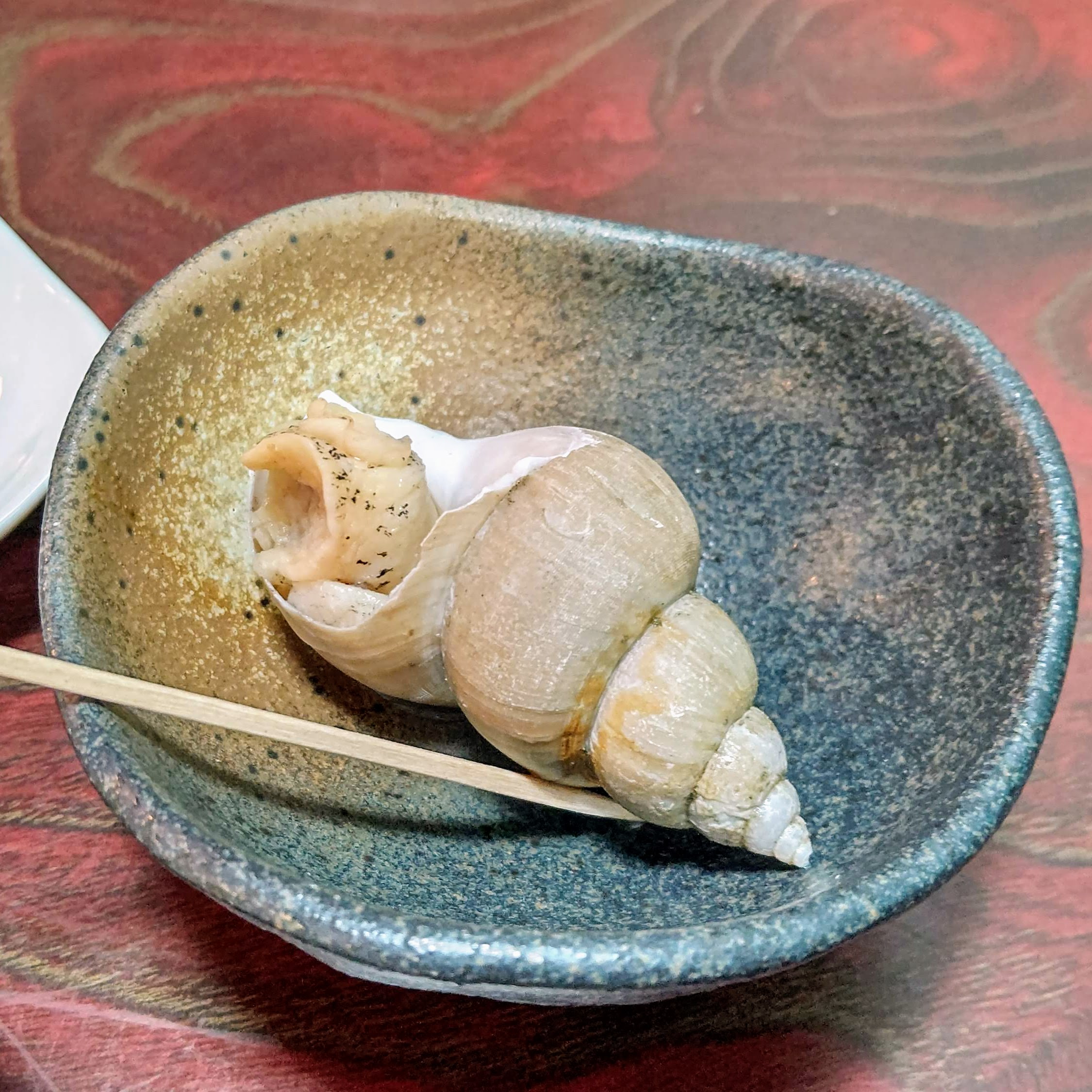 富山県氷見市 ばんや料理 ひみ浜 メニュー ぶりしゃぶコース バイ貝の煮つけ