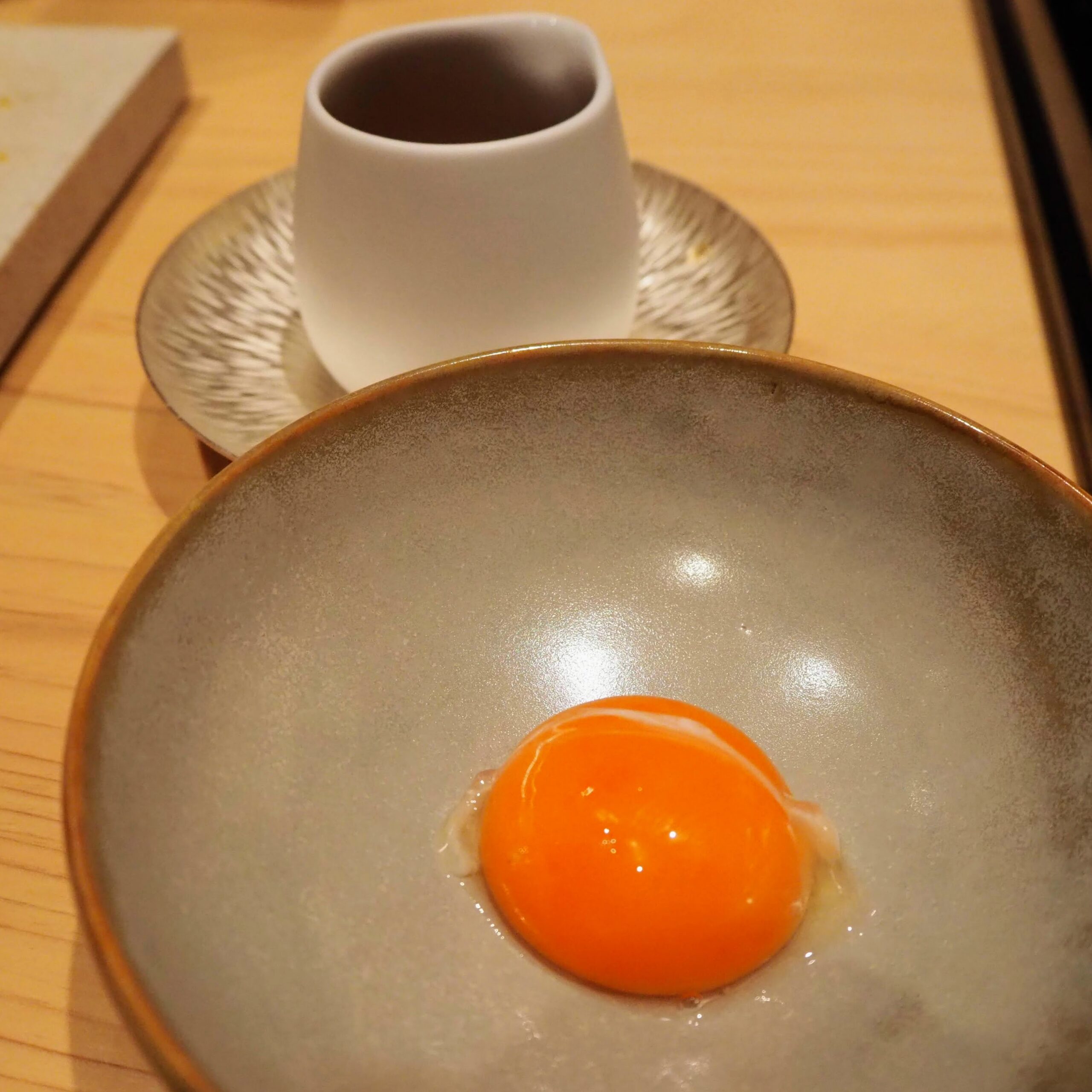 東京都中央区 銀座稲葉 朝食コース 奥久慈卵