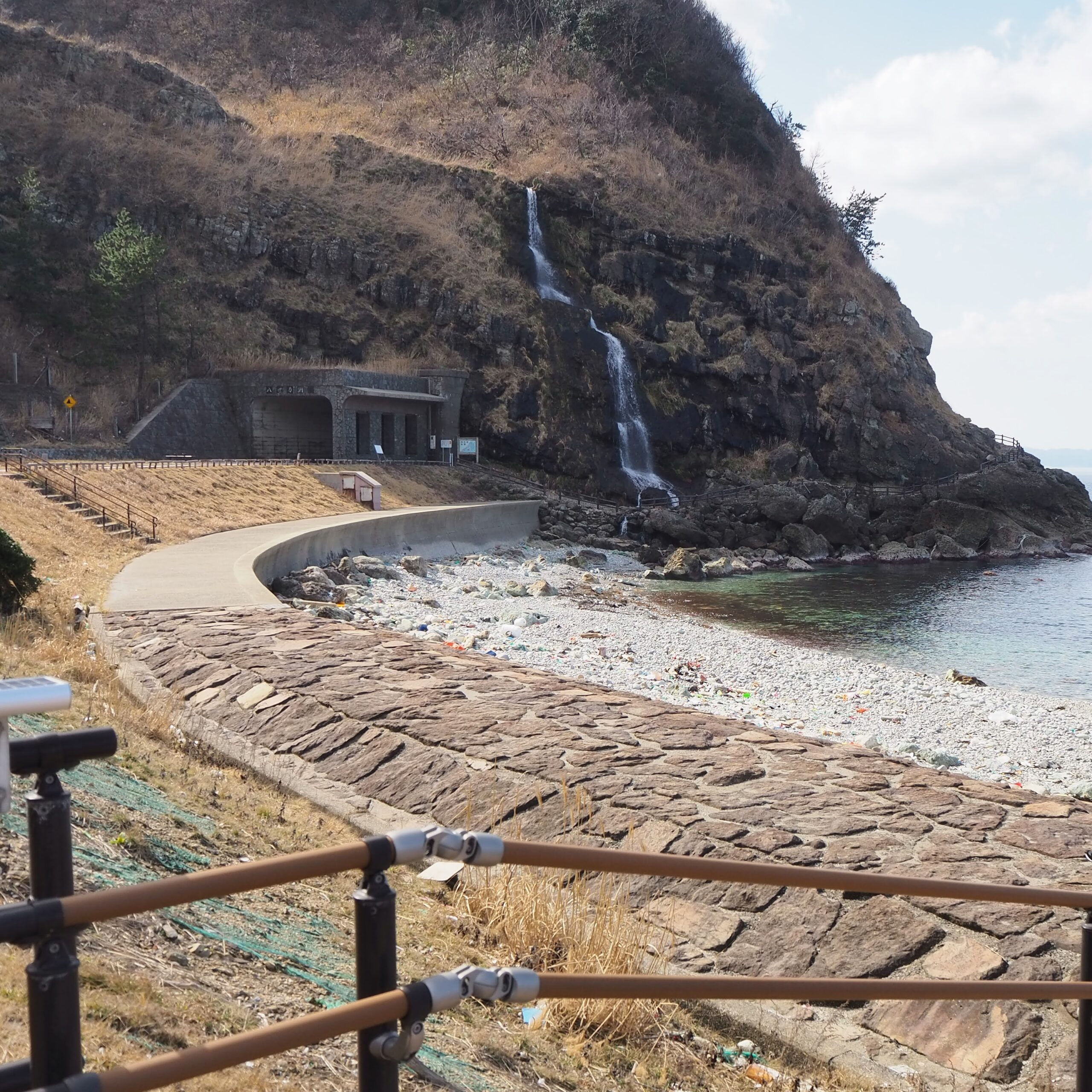 石川県輪島市 垂水の滝 吹き上げの滝