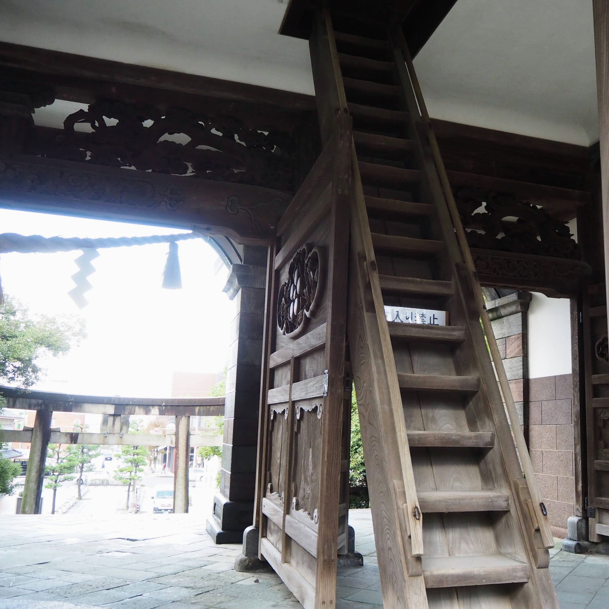 石川県金沢市 尾山神社 階段