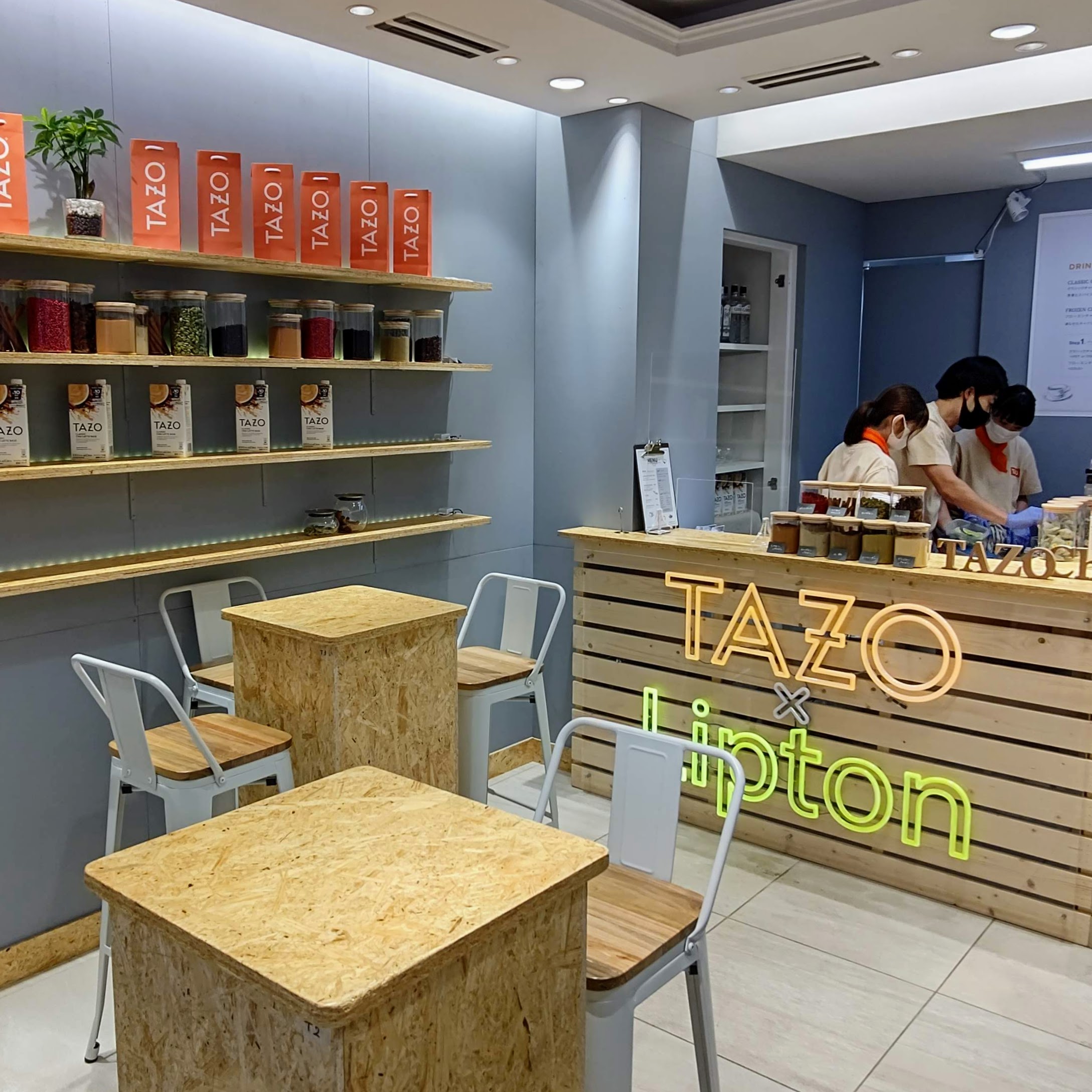東京都中央区 TAZO chai tea cafe & bar GINZA