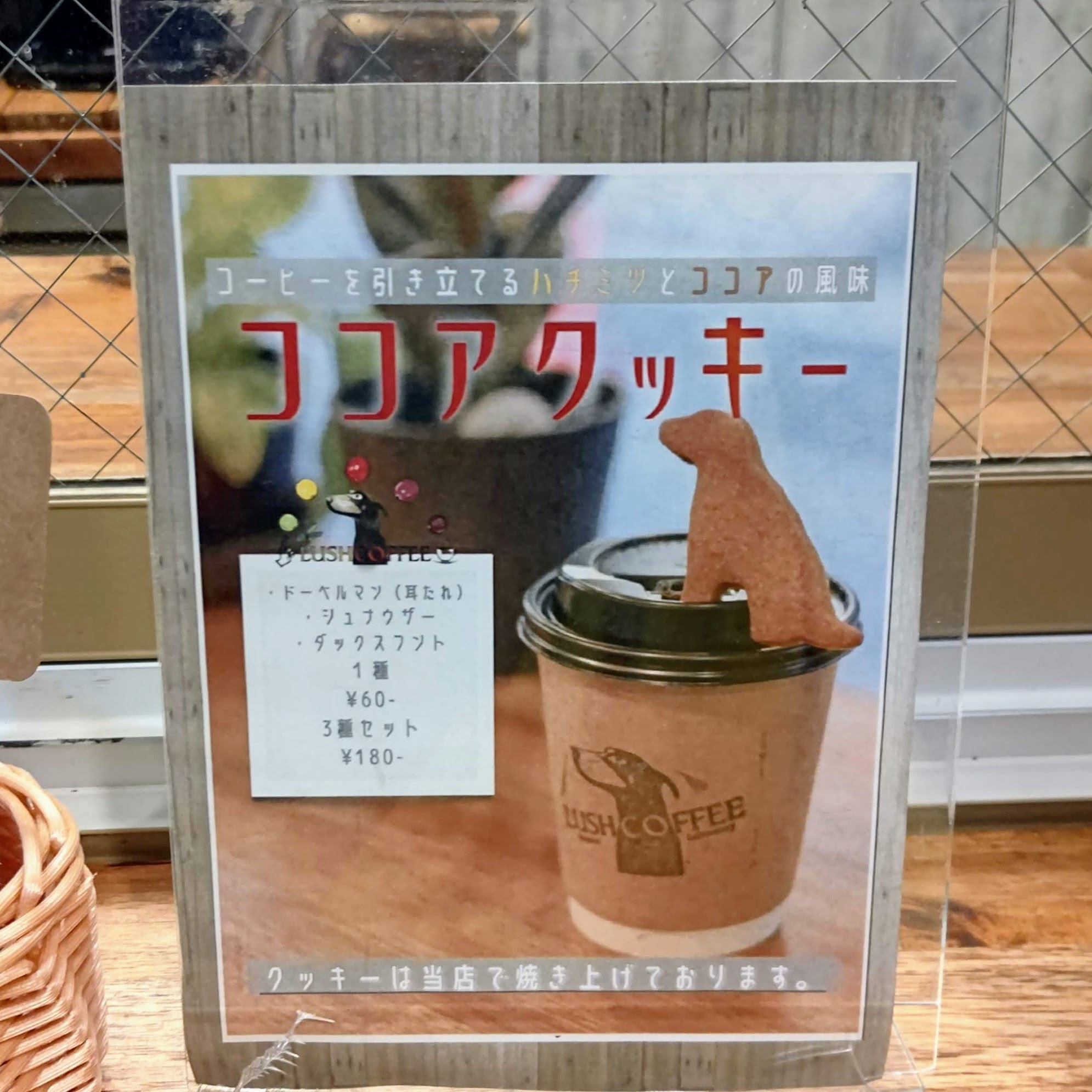 東京都足立区 LUSH-COFFEE ラッシュコーヒー ココアクッキー