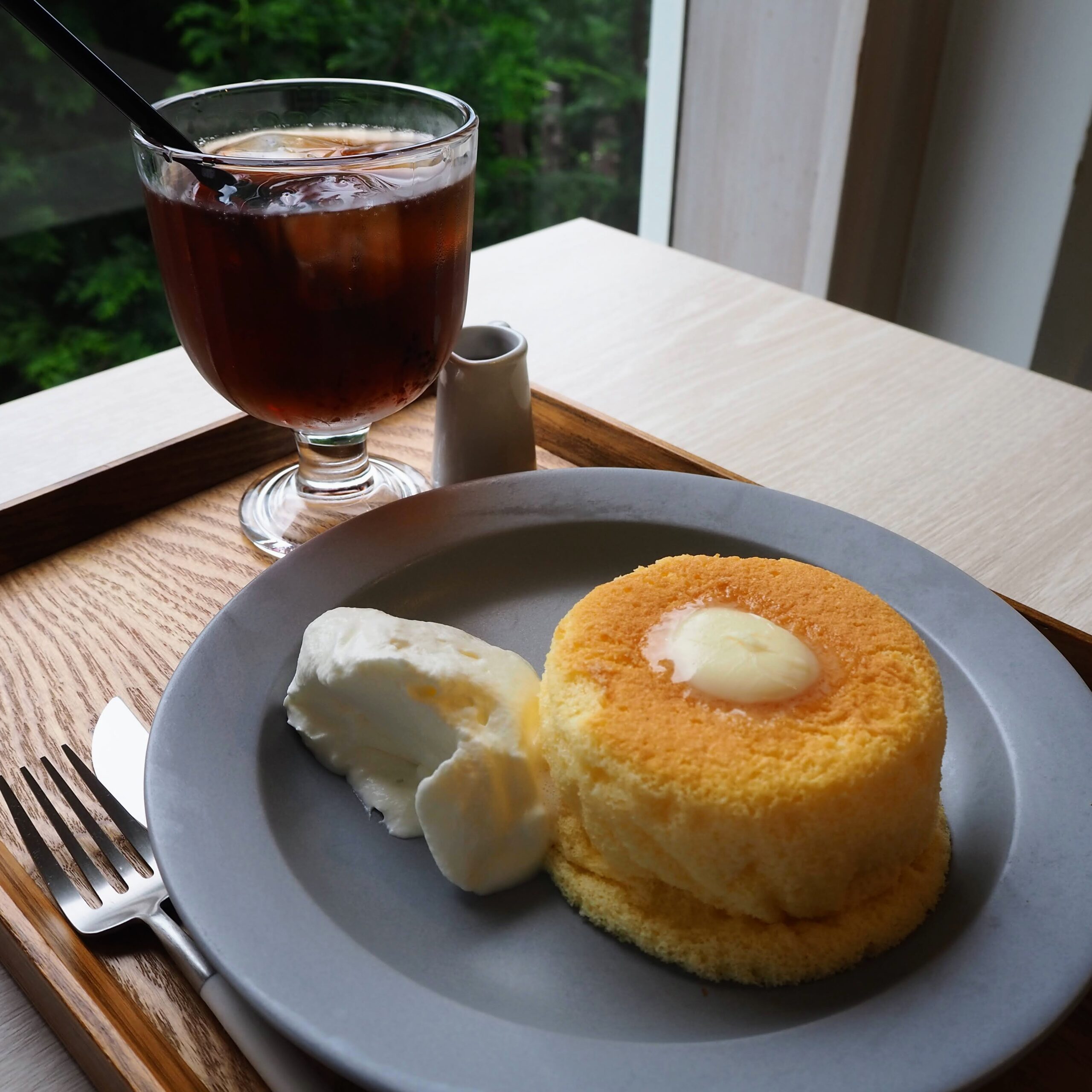 静岡県田方郡 TAMAGOYA ベーカリーカフェ へたれパンケーキ