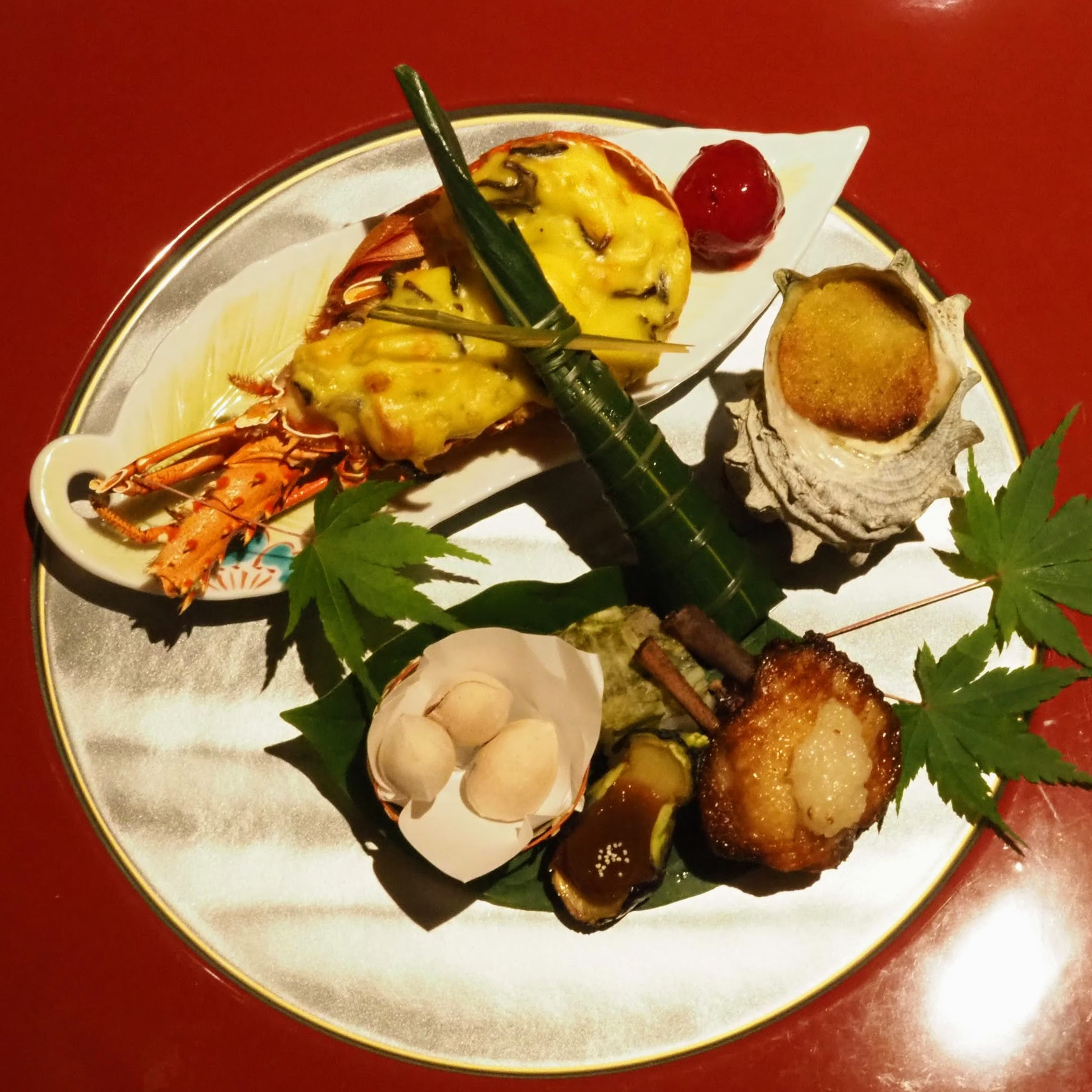 静岡県熱海市 HOTEL ACAO ホテルニューアカオ レストラン 舞扇 夕食メニュー 前菜