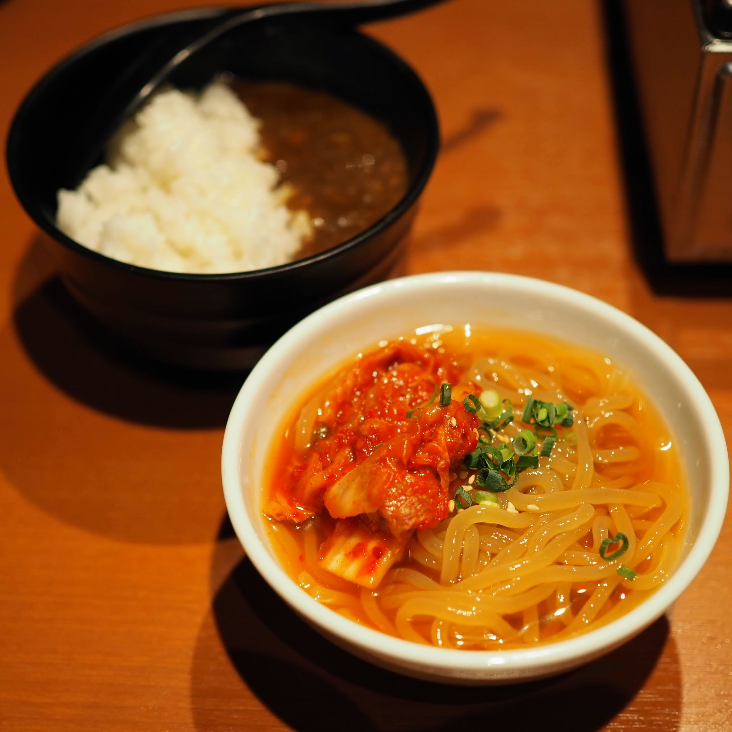 東京都千代田区 水道橋 焼肉ストーリー 本日の〆 カレー 冷麺