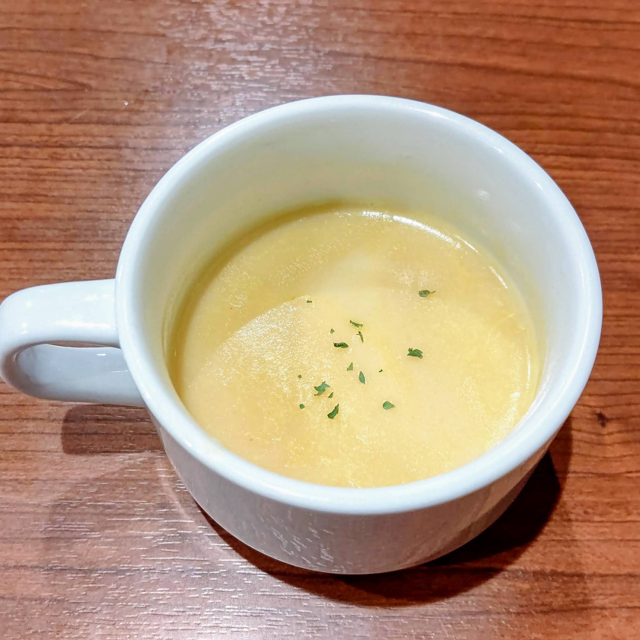 神奈川県川崎市 ステーキハウス ブルズ おすすめセット スープ