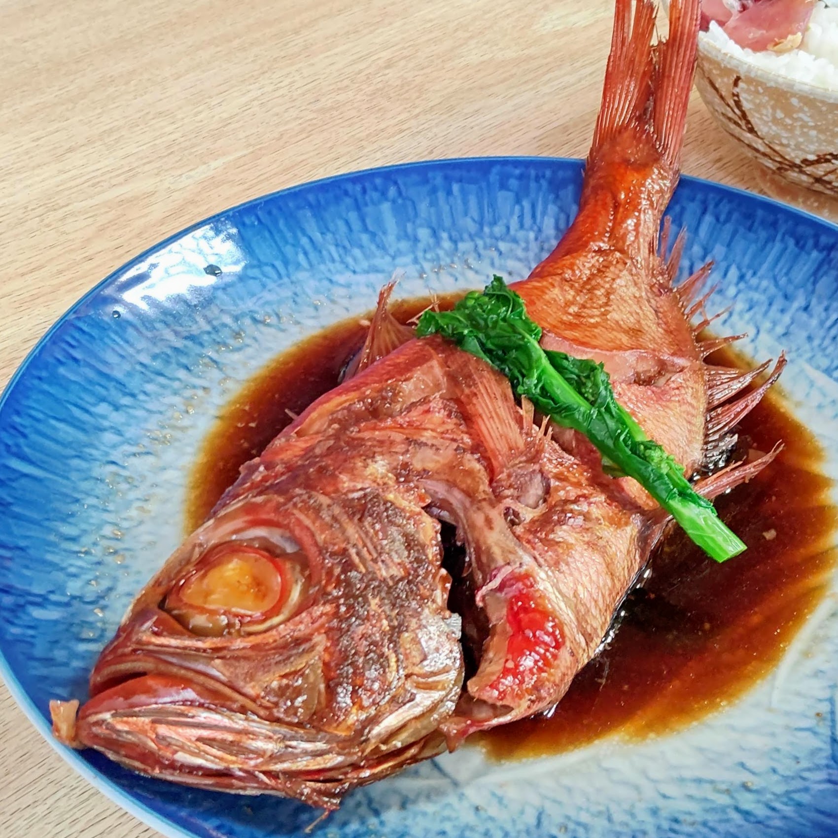 静岡県下田市 魚料理 なかがわ 煮魚定食 金目鯛