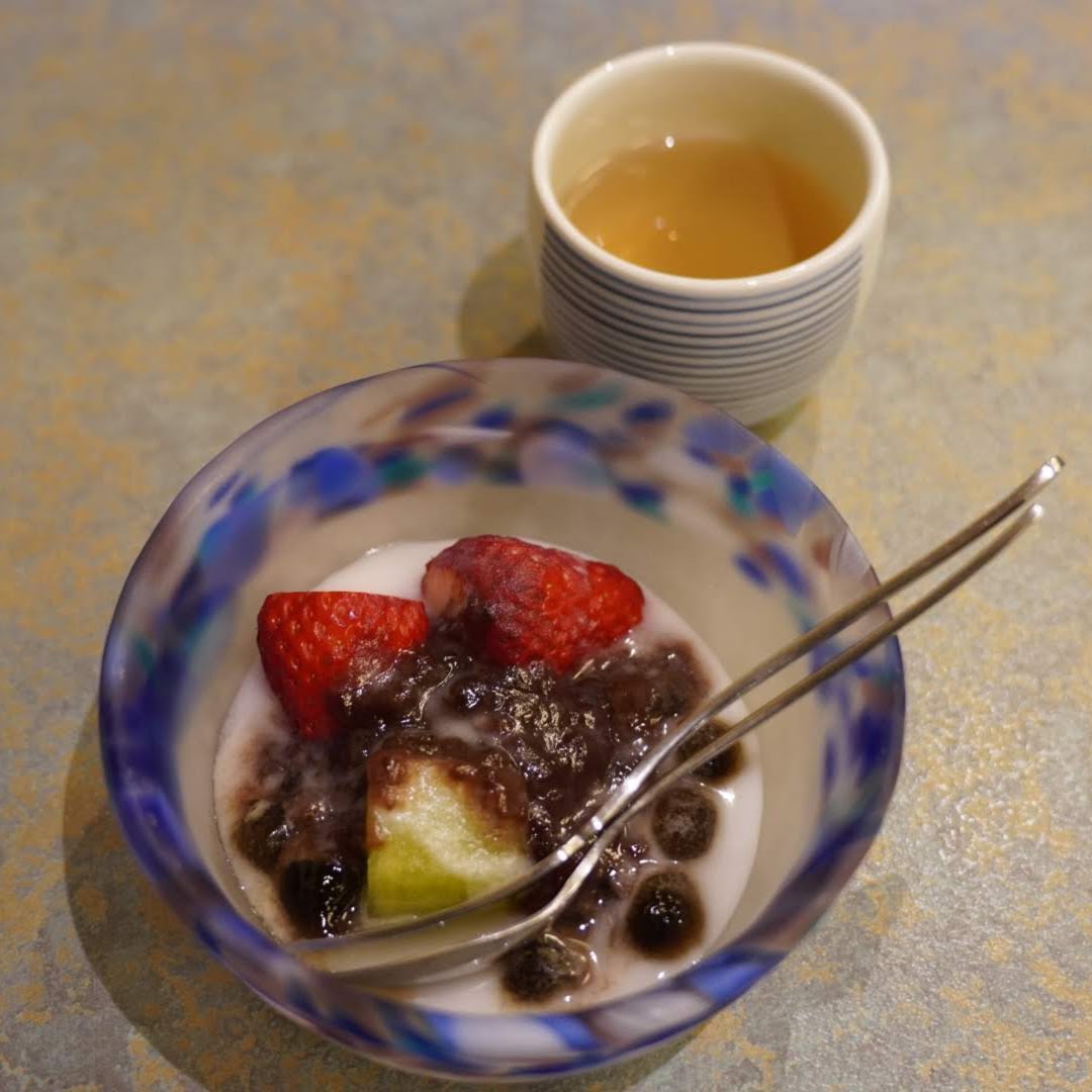 静岡県賀茂郡 稲取東海ホテル湯苑 夕食 甘味 季節のデザート