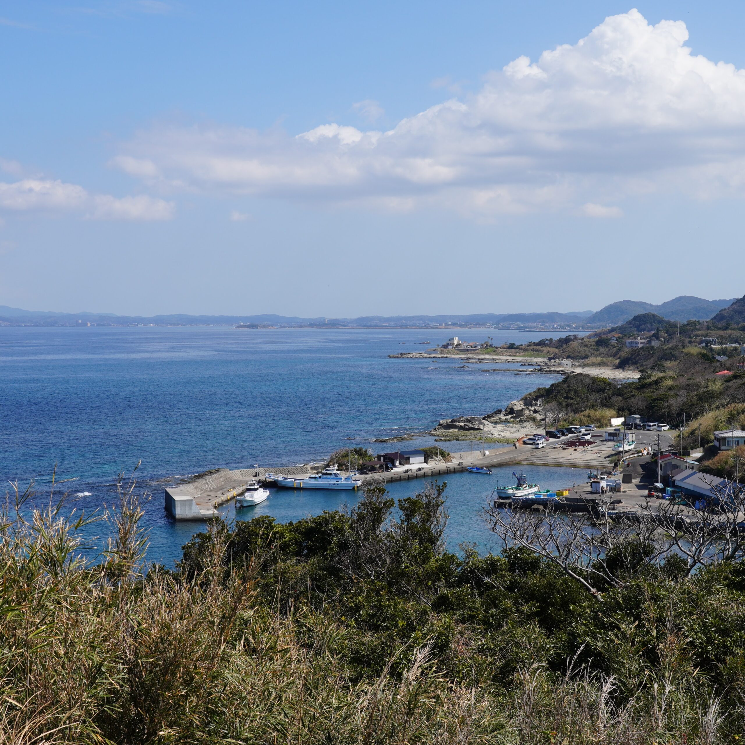 千葉県館山市 洲埼灯台 展望台 海