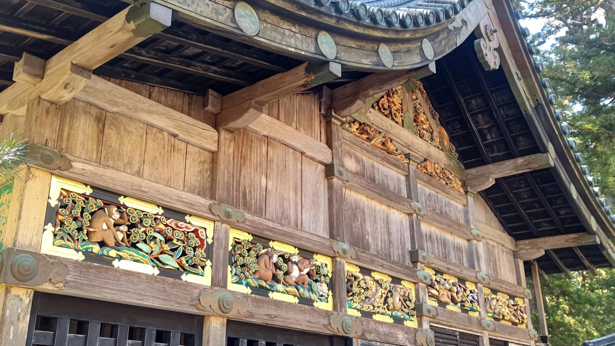 栃木県日光市 日光東照宮 神厩舎 猿