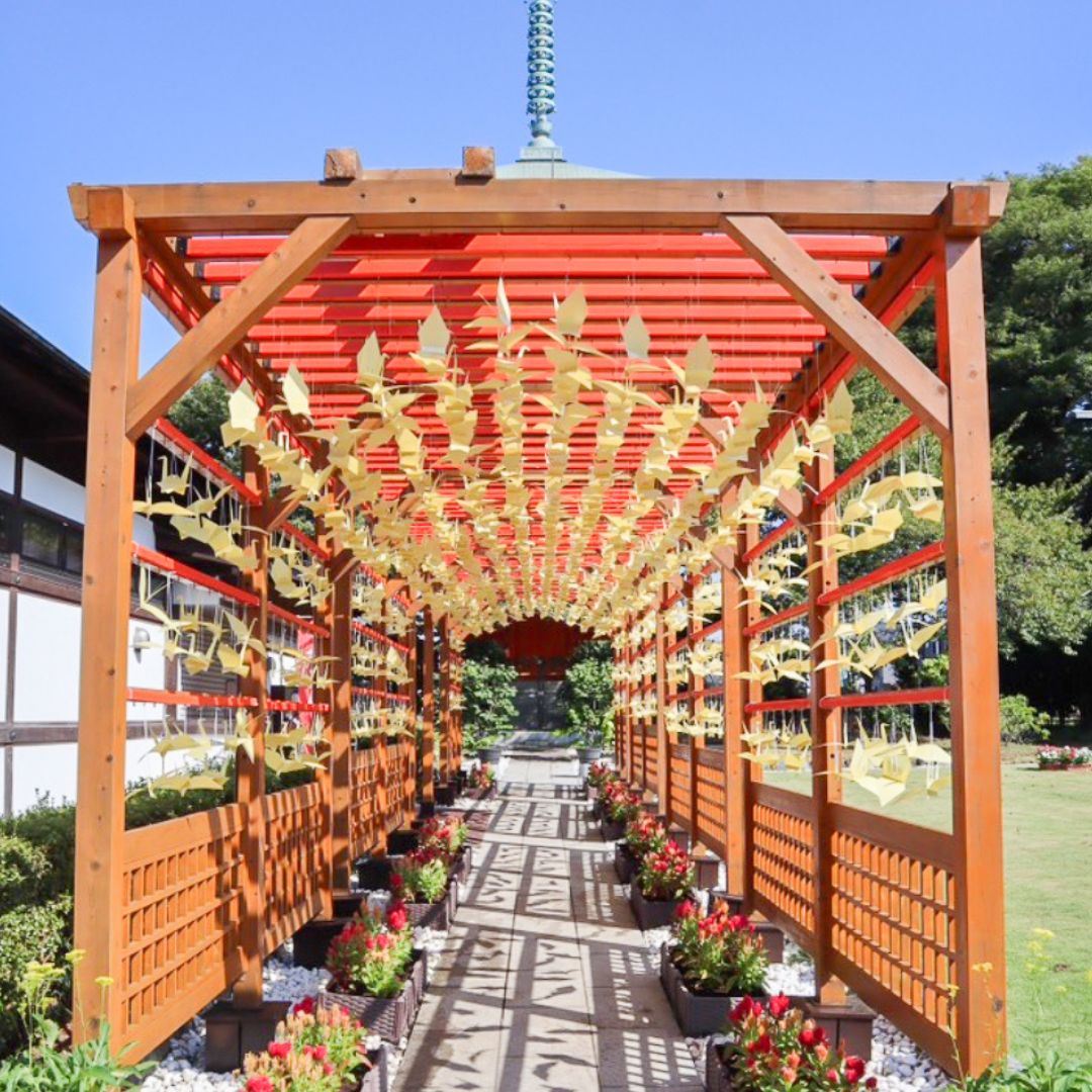 京料理 三門 青葉園 折り鶴回廊