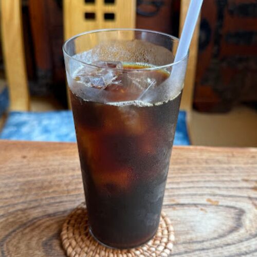 港喫茶 ぺぺコーヒー 真鶴ブレンド アイスコーヒー