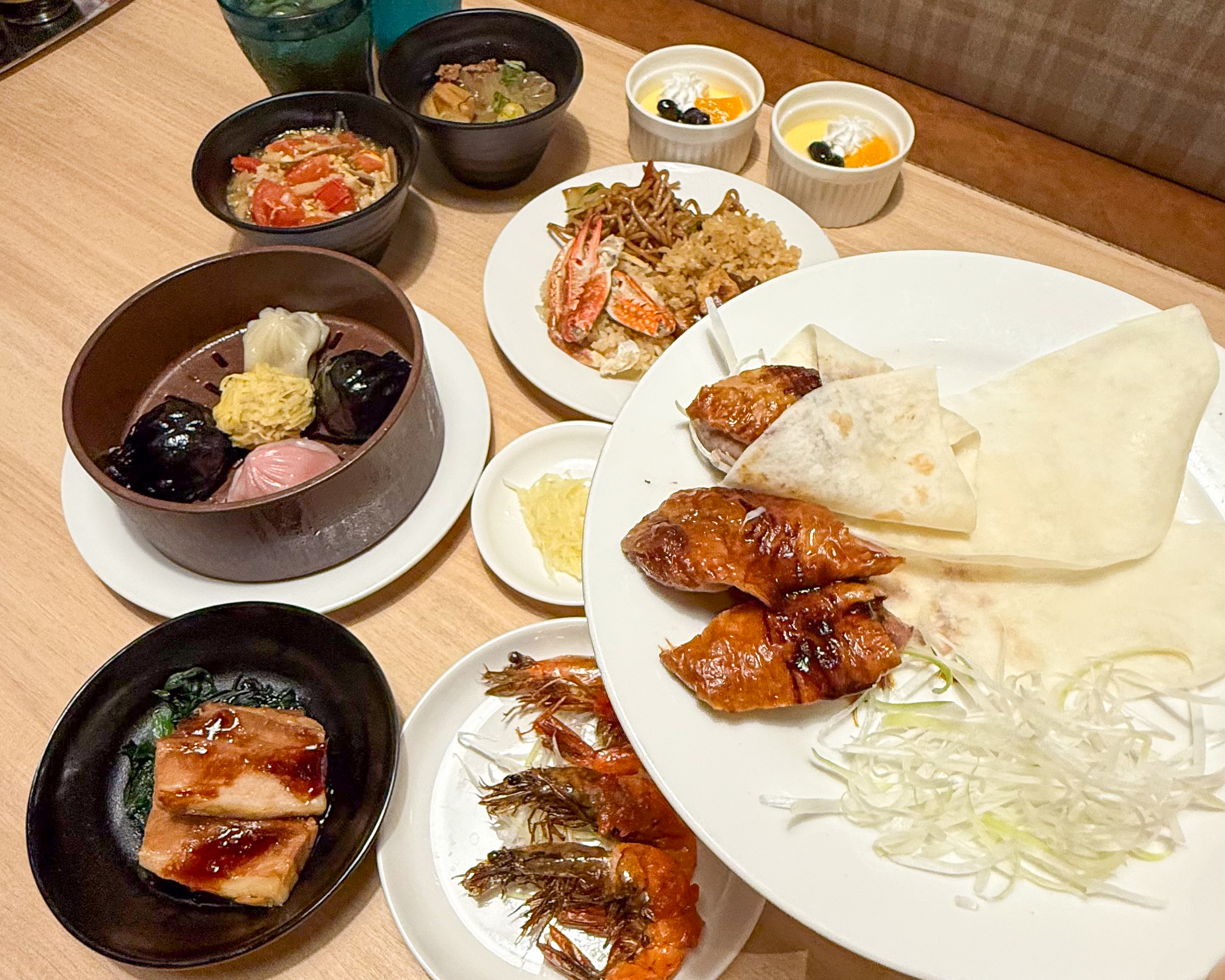 ブッフェ ザ フォレスト 三井アウトレットパーク入間 食べ放題 台湾満喫コース 北京ダック
