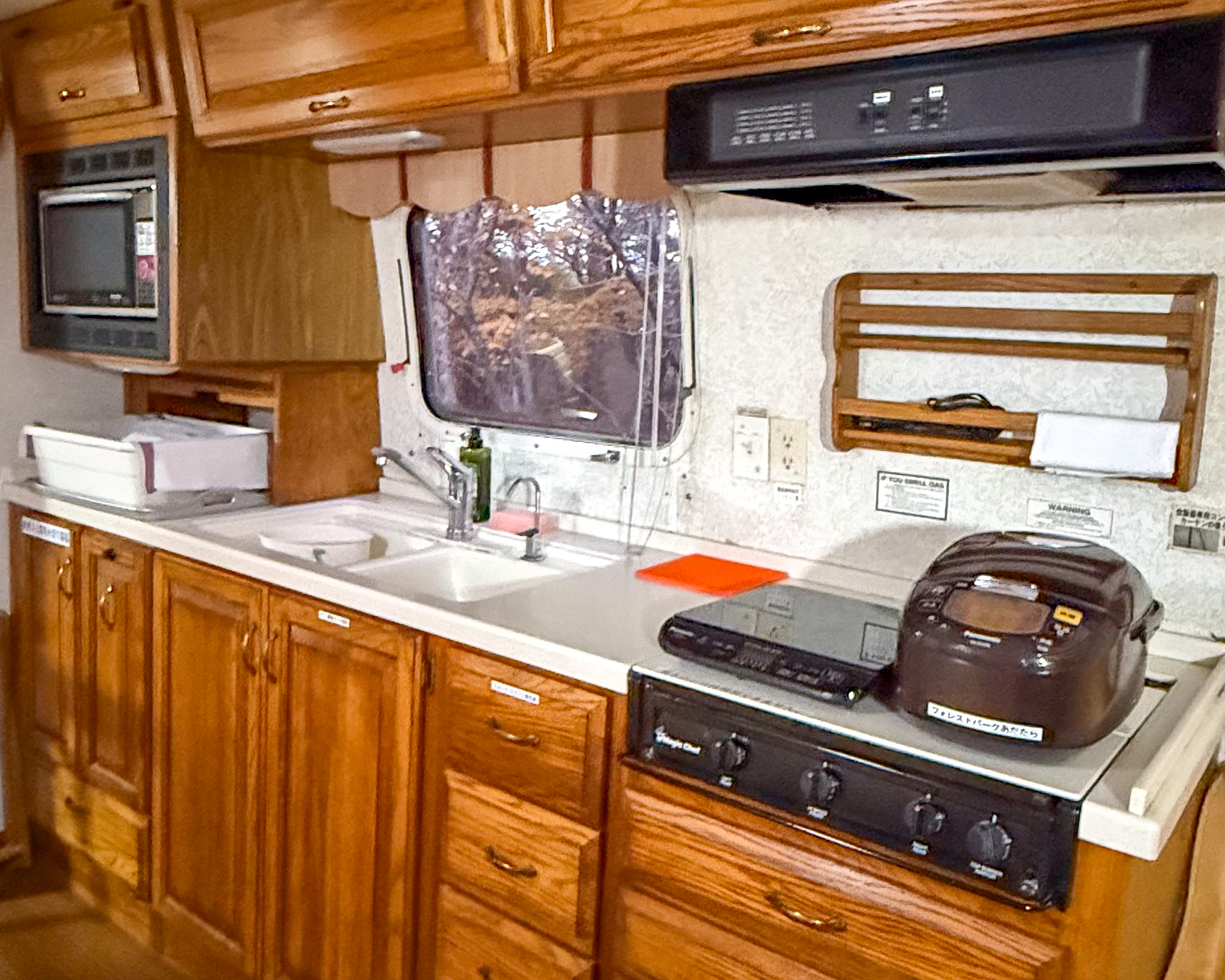 フォレストパークあだたら 常設トレーラー キッチン