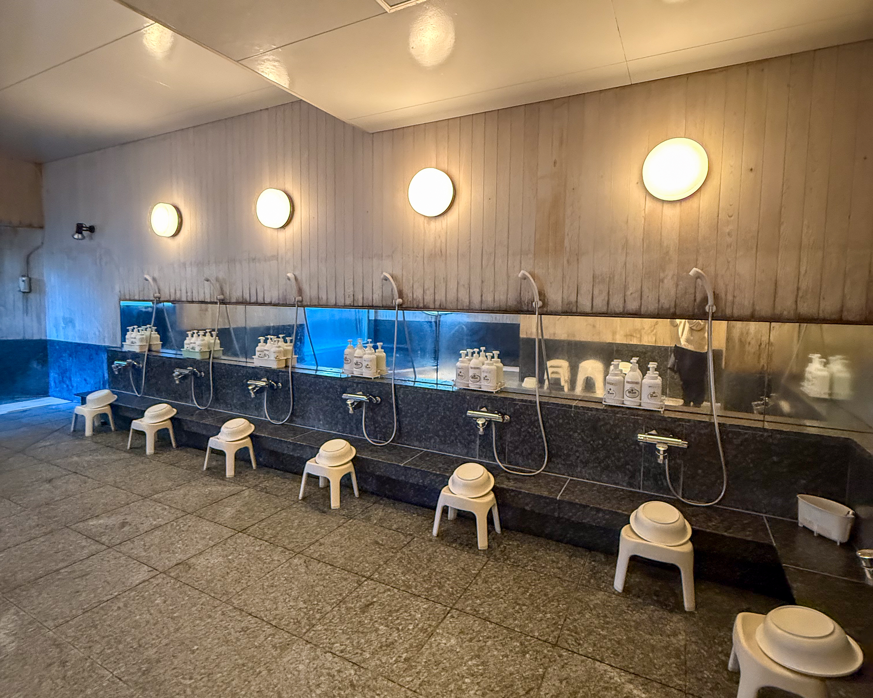 フォレストパークあだたら 温泉 洗い場