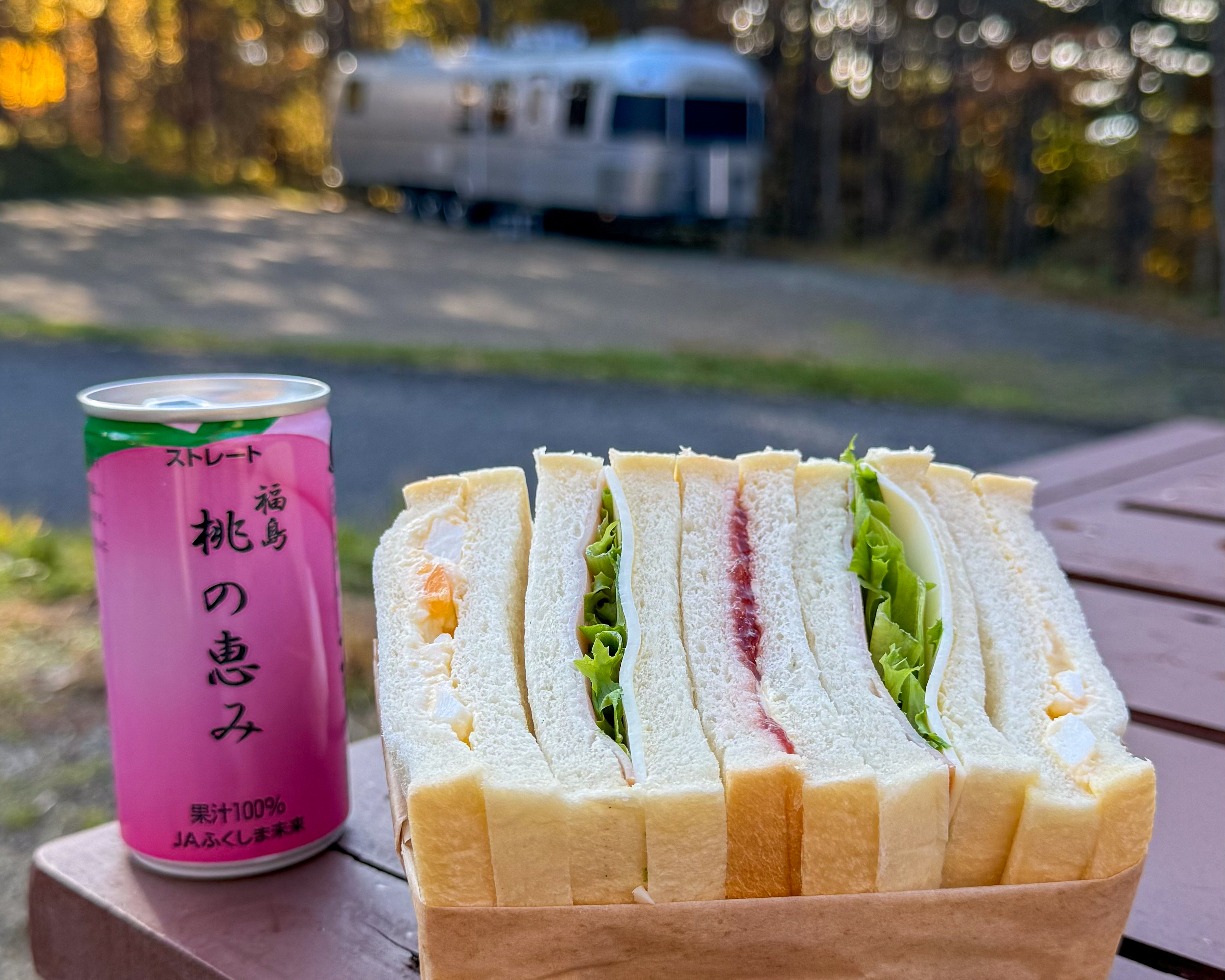 フォレストパークあだたら 朝食 サンドイッチ