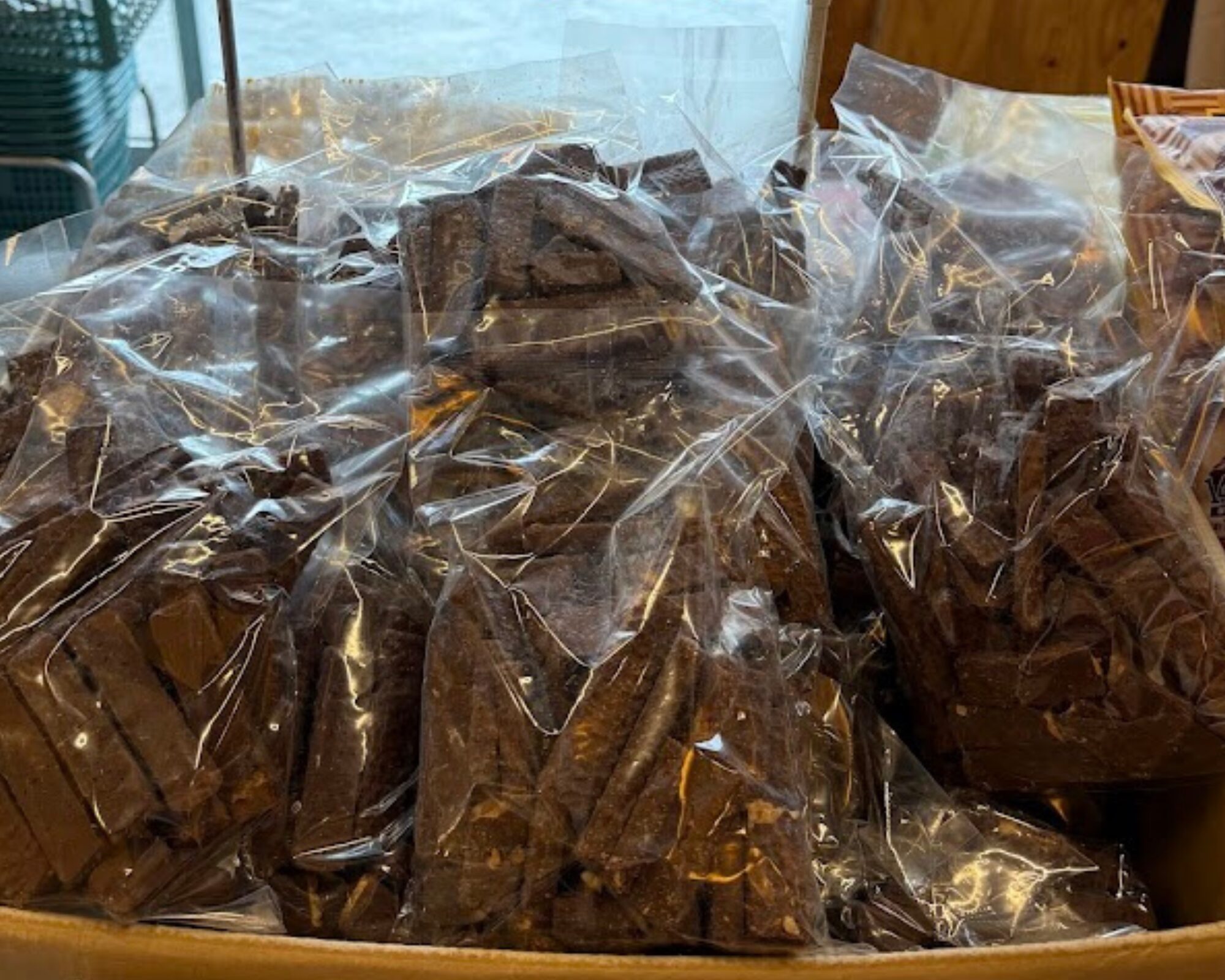 平塚製菓 ファクトリーショップ 草加工場 チョコ掛けウエハース