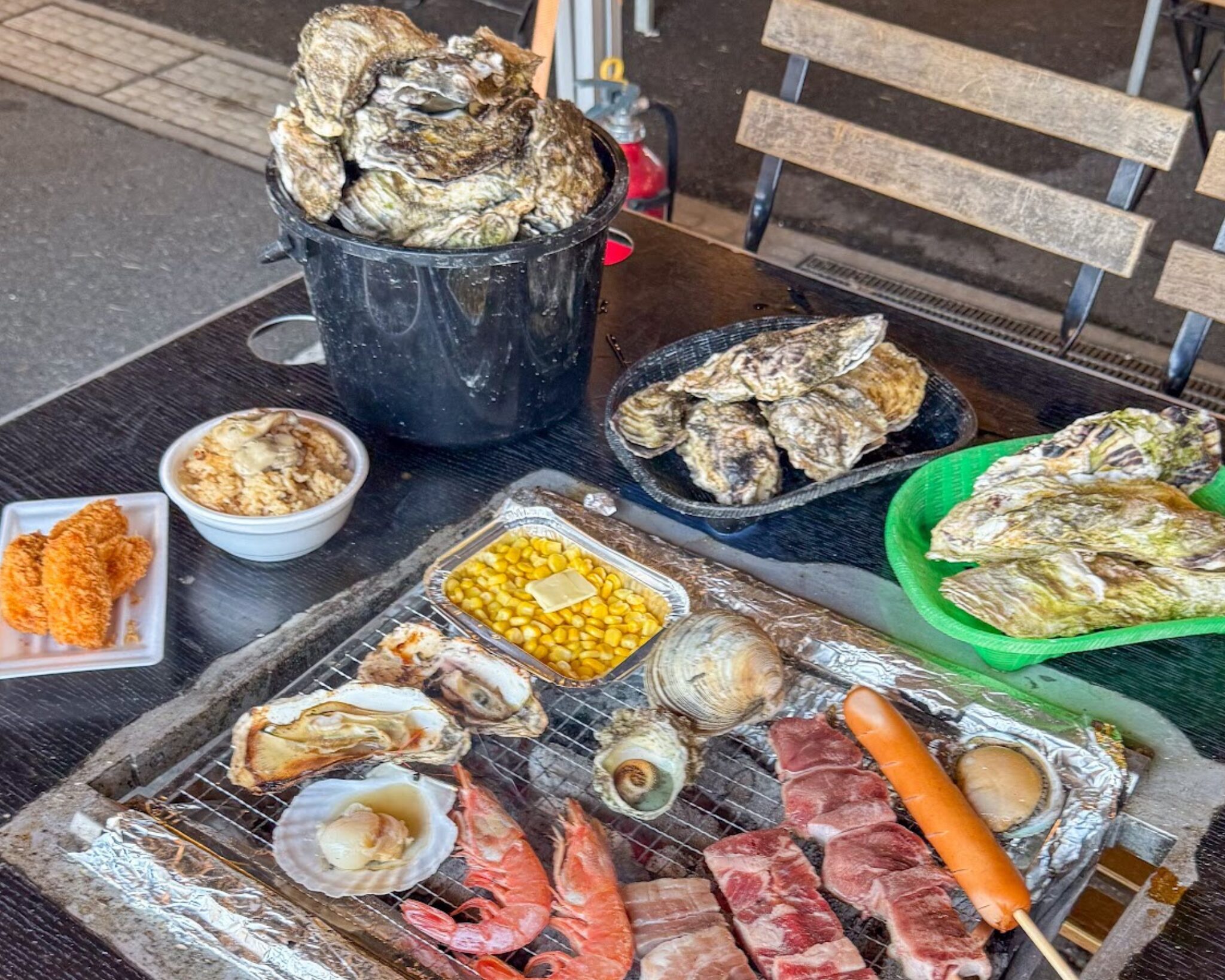 出張カキ小屋 牡蠣奉行 in イオンタウンふじみ野