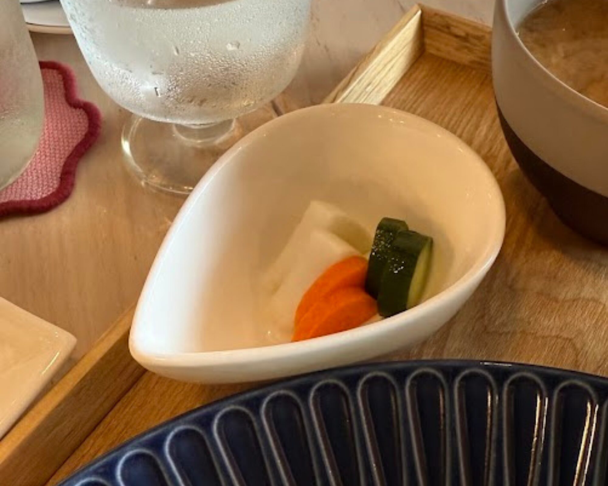 月夜野庭 銀の月 香の物