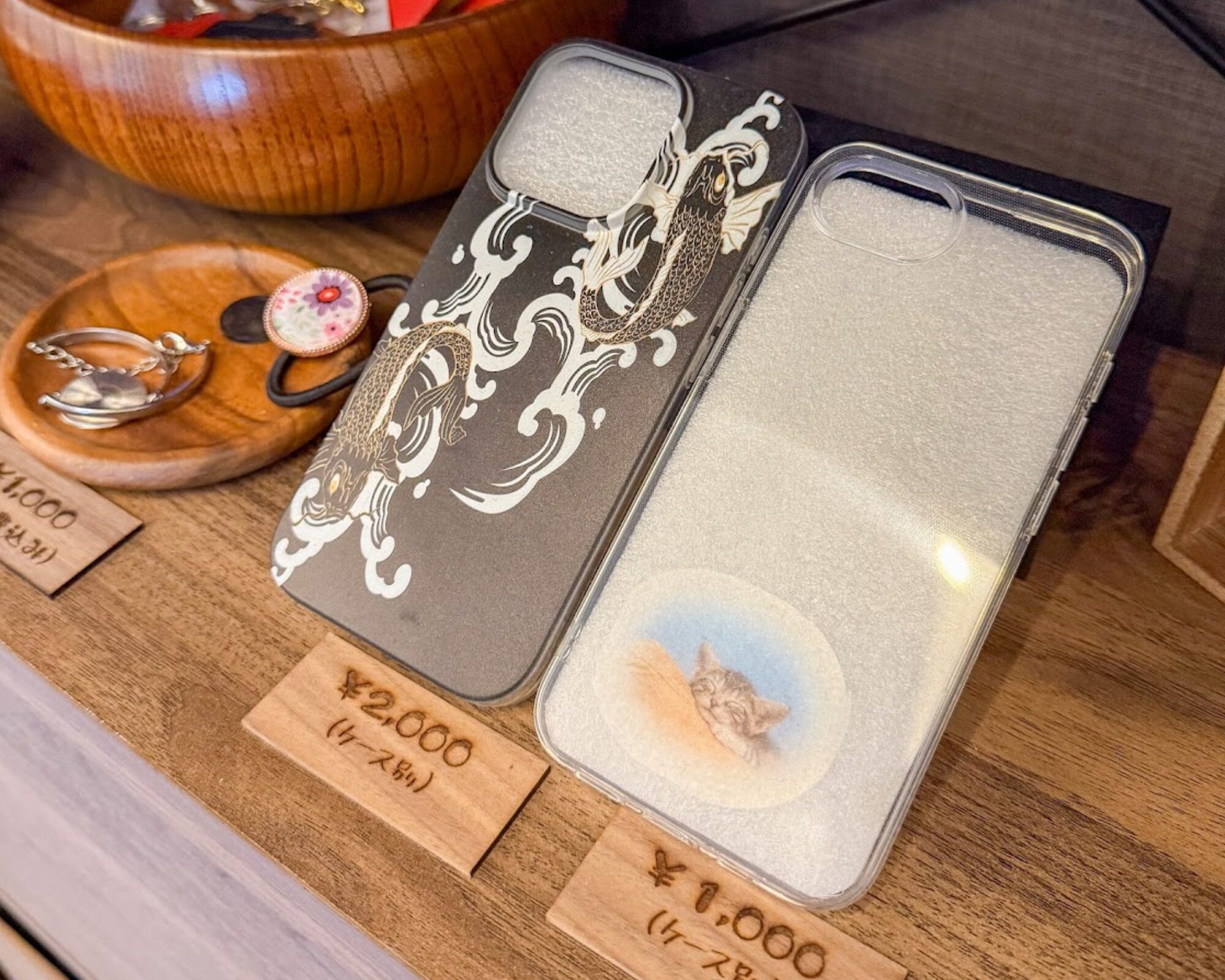 川越ものラボ S・wave スマホケース