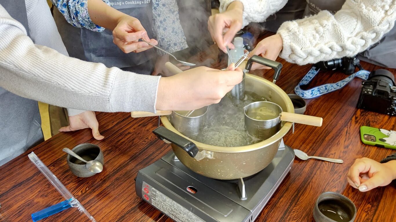 道の駅 狼煙 おぼろ豆腐づくり体験