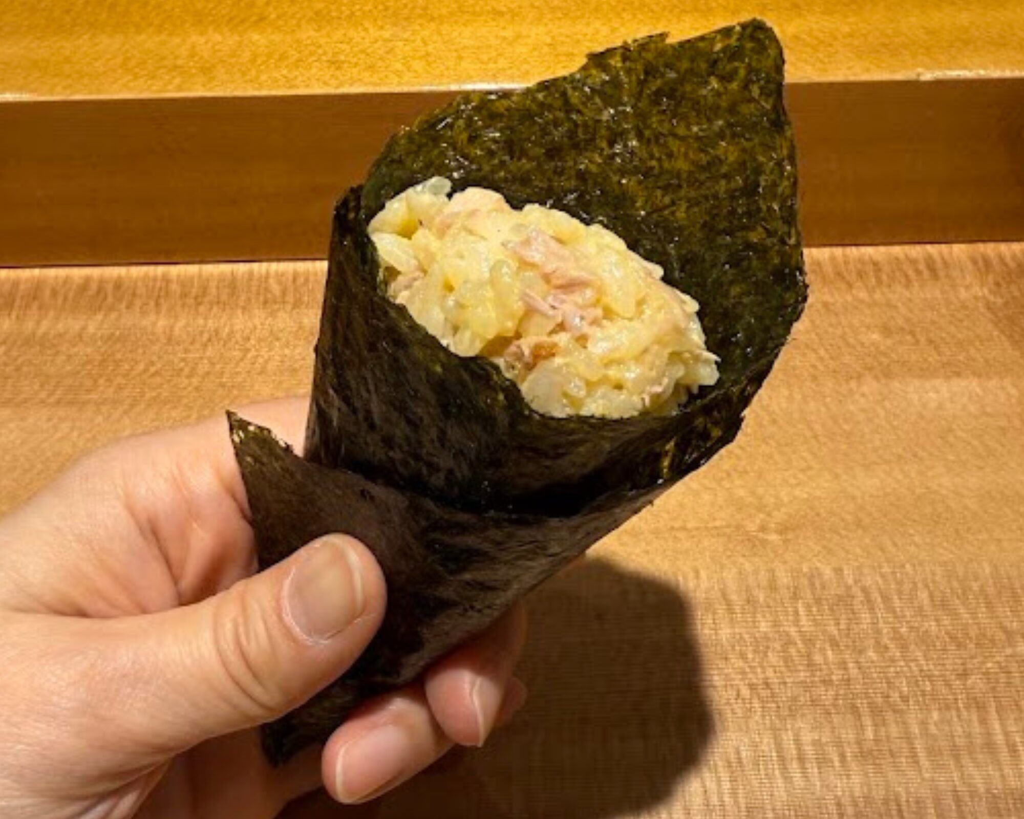 すし いなせ 鮨とつまみのおまかせコース 鮨屋のツナマヨ