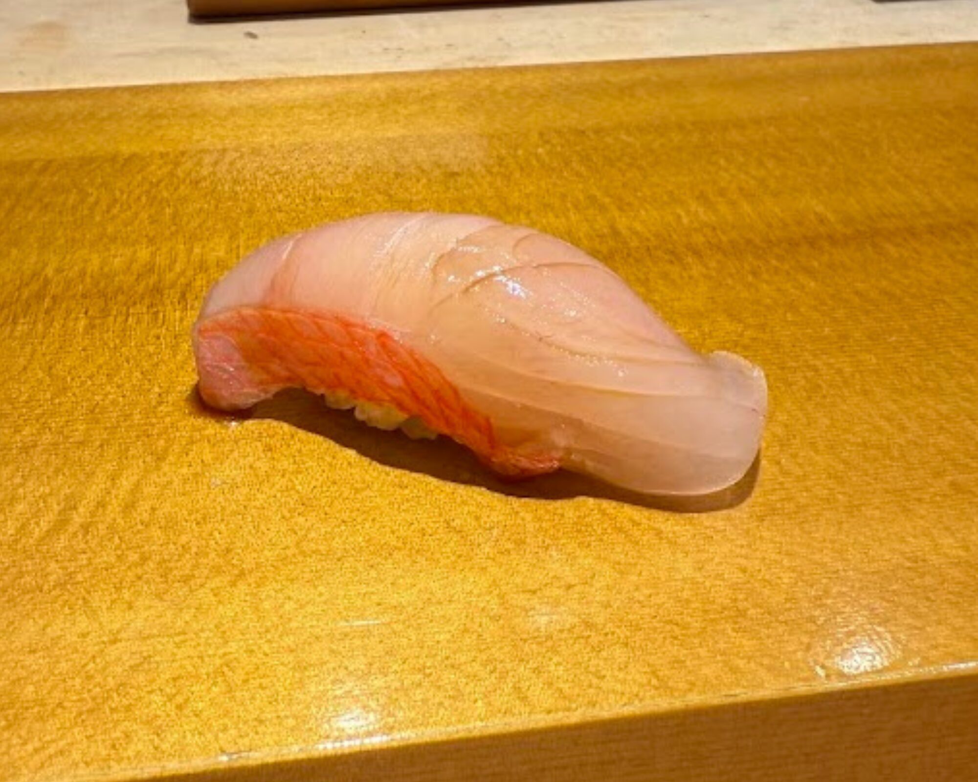 すし いなせ 鮨とつまみのおまかせコース 握り 金目鯛