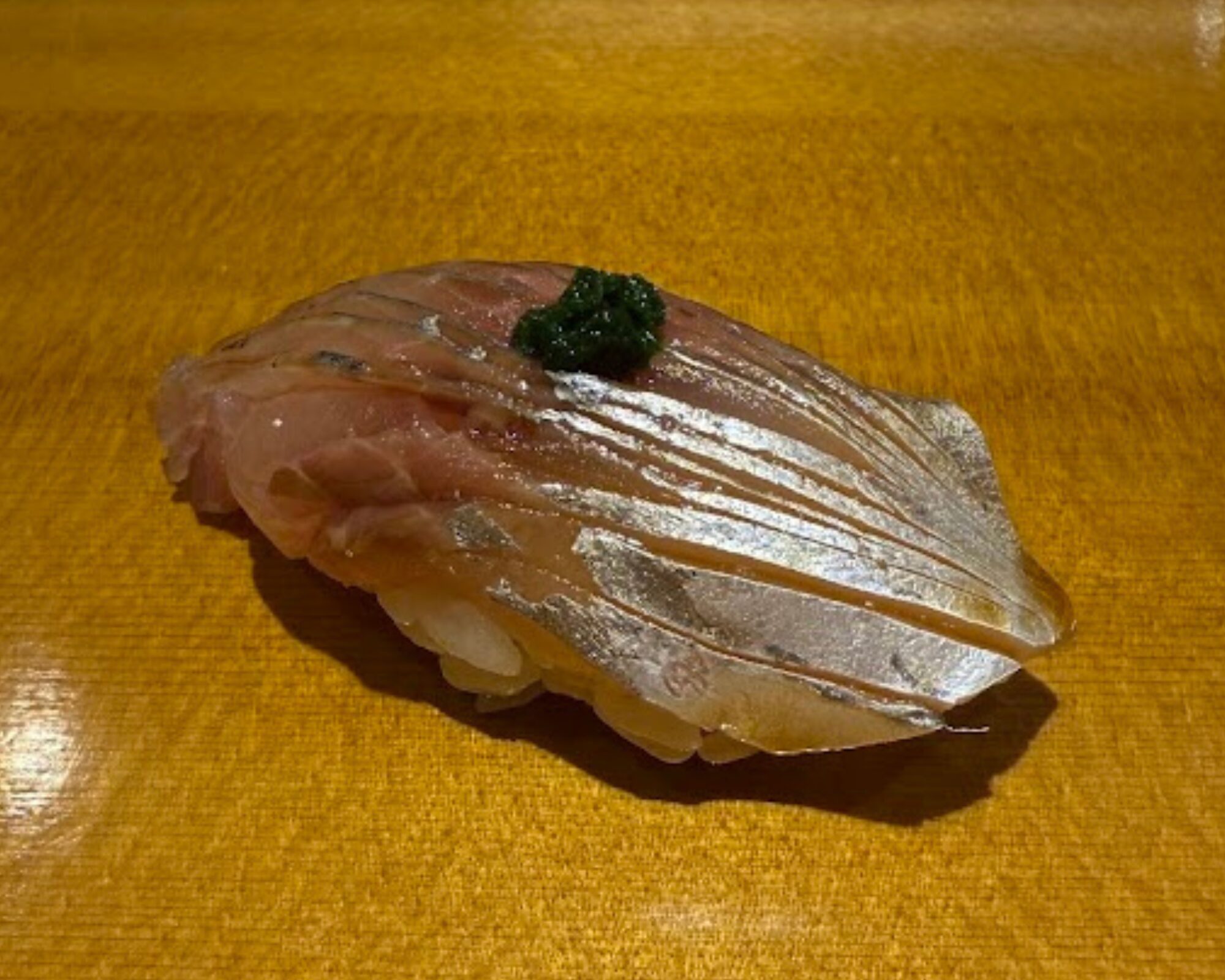 すし いなせ 鮨とつまみのおまかせコース 握り アジ ~当たりネギ~