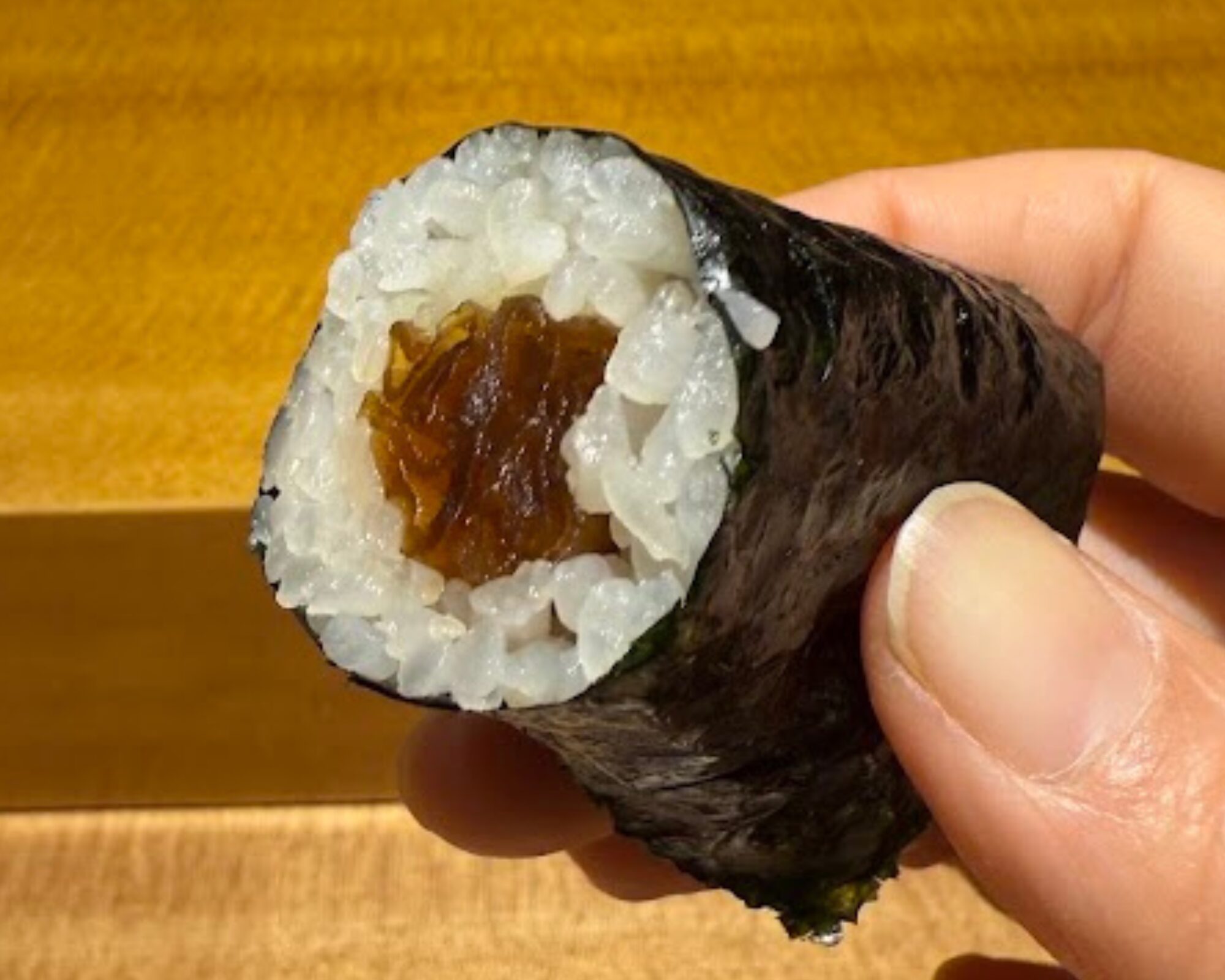 すし いなせ 鮨とつまみのおまかせコース 巻物 かんぴょう巻き