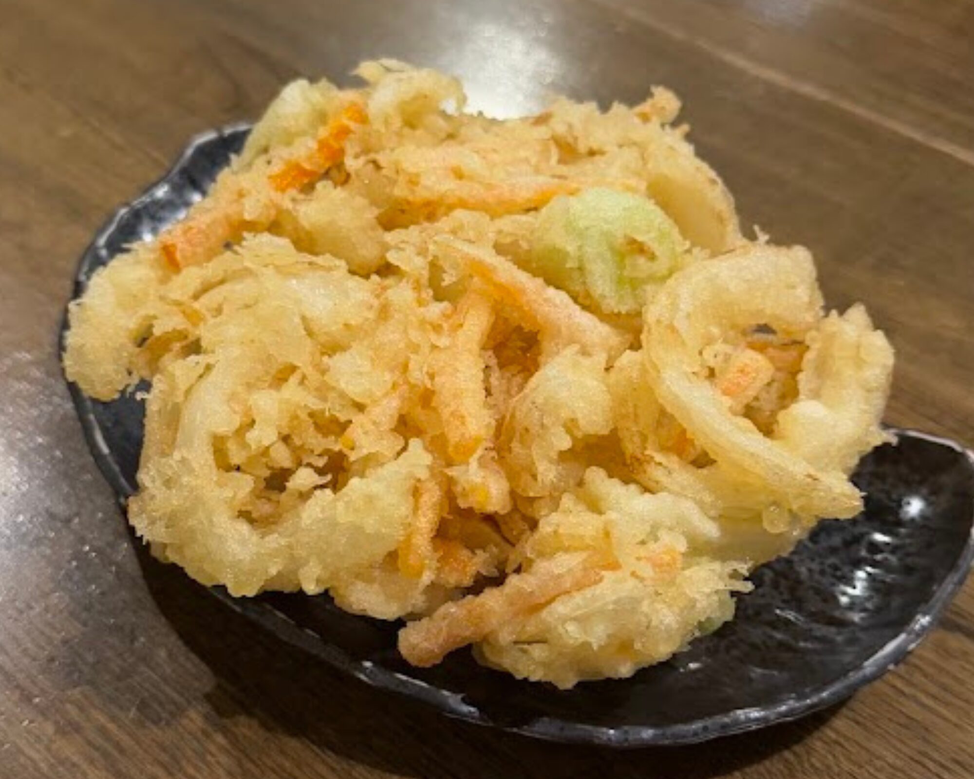 手打ちうどん 麦屋 かき揚げ天ぷら