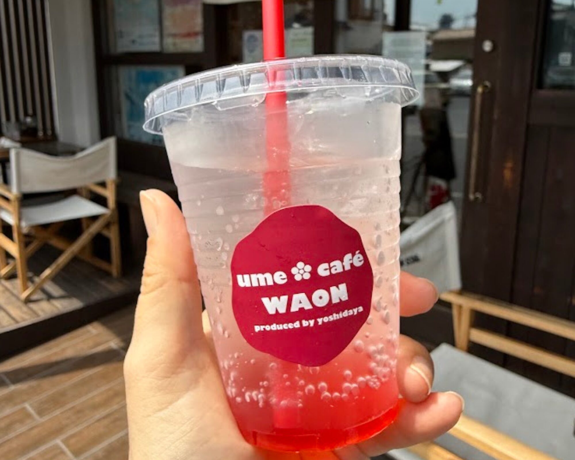 ume cafe WAON 梅ソーダ テイクアウト