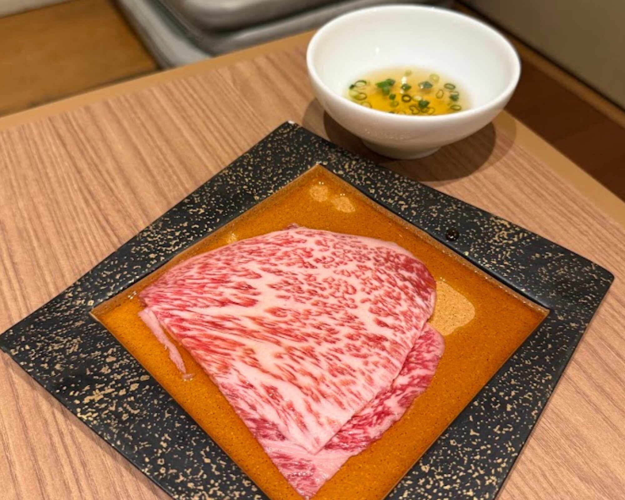 焼肉セナラ 川口芝店 お出汁で食べる和牛ミルフィーユ