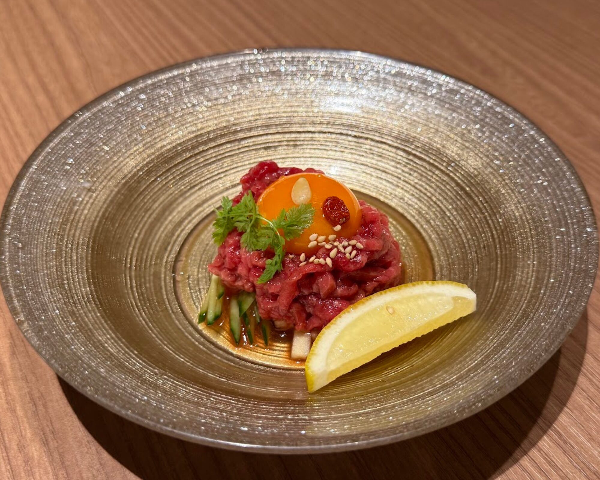 焼肉セナラ 川口芝店 和牛ユッケ