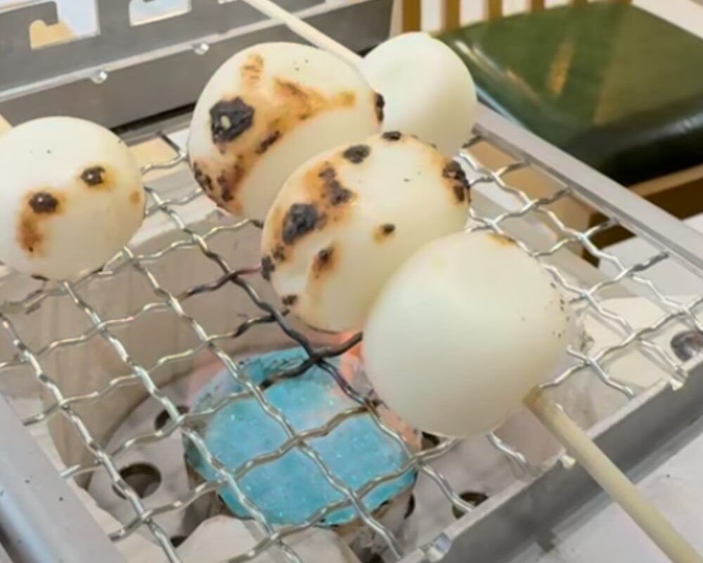 いそざきだんご 自分で焼いて楽しく食べる いつでも十五夜だんご