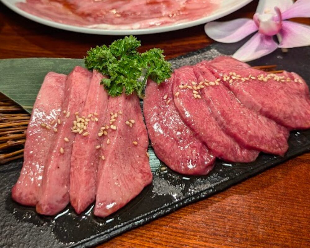 焼肉貴文 本店 極上タン二種食べ比べ