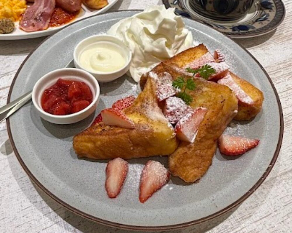 北国とミルク 浦和パルコ店 北国フレンチトースト 季節フルーツ・純生クリームのエスプーマ