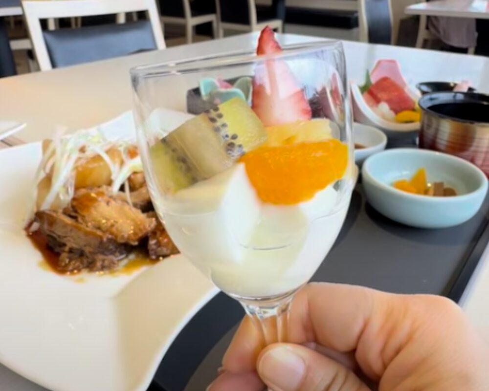 京料理 三門 黒豚角煮の華いかだ膳 デザート