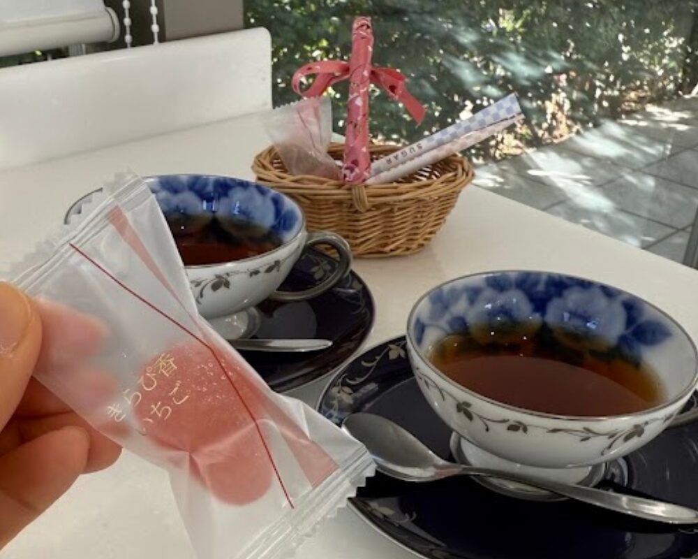 彩花の宝石 大間木本店 紅茶サービス アールグレイ
