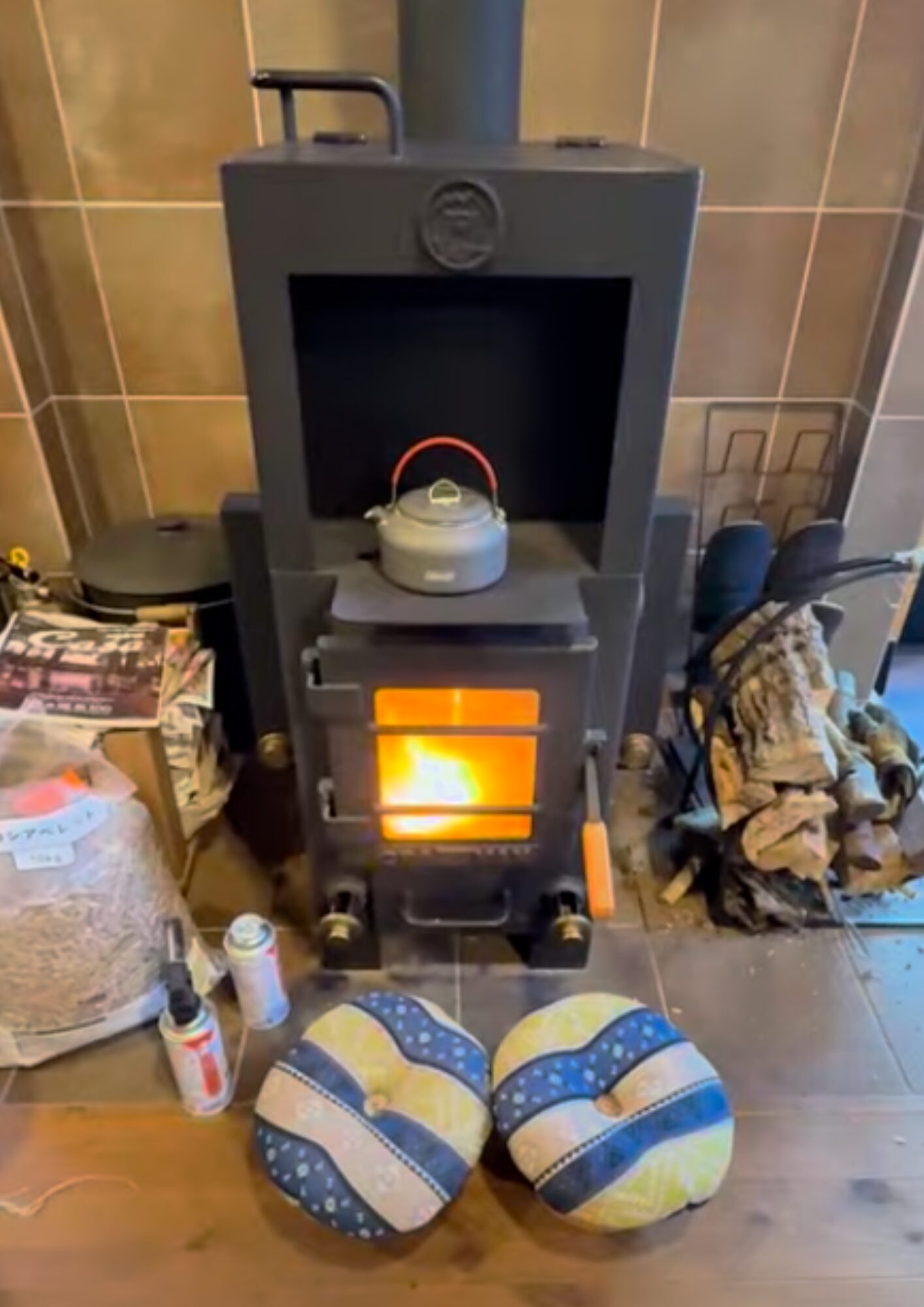 山下珈琲 薪ストーブ